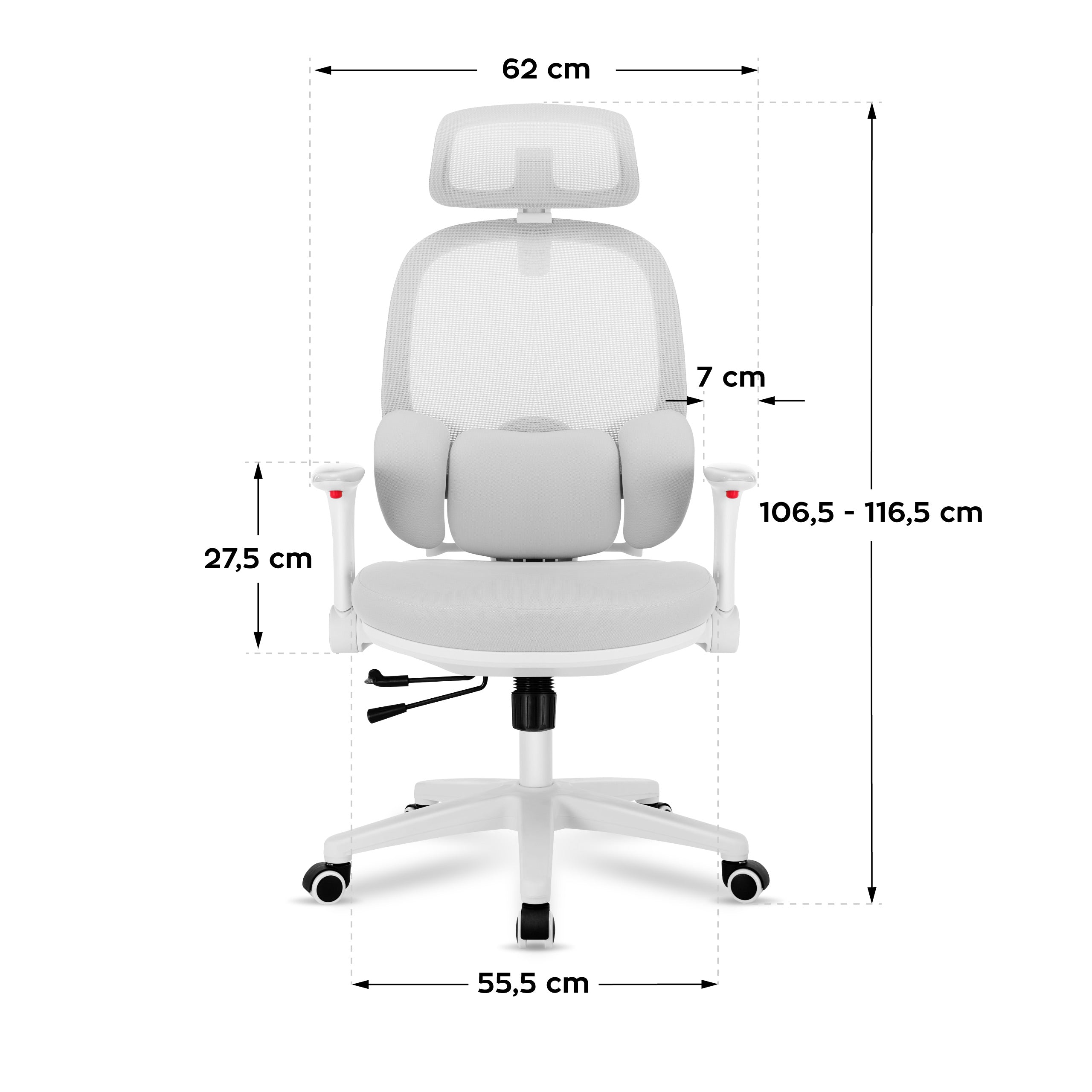 Scaun de birou ergonomic pentru copii Mark Adler Junior 6.3 Grey