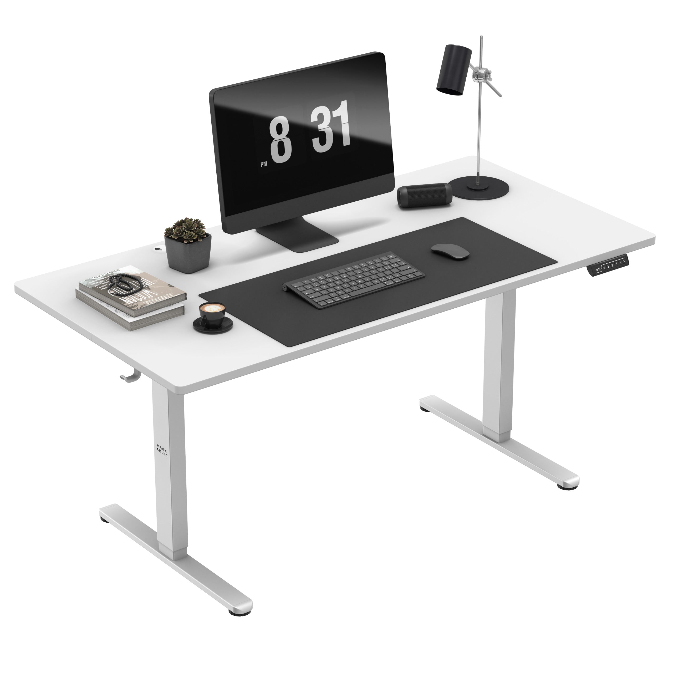 Birou electric Mark Adler Leader 7.6 White 160 cm