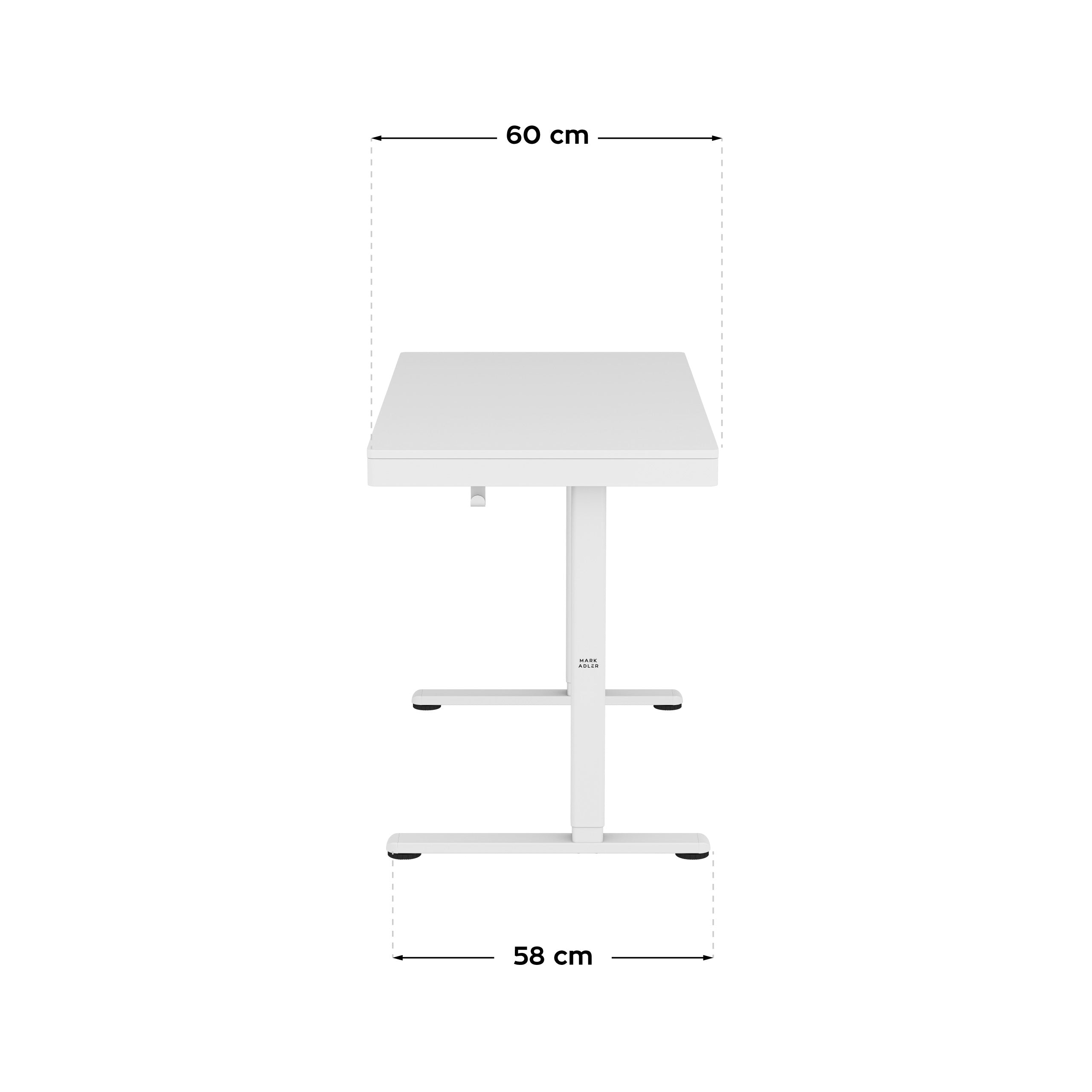Birou electric Mark Adler Leader 8.2 White 120 cm