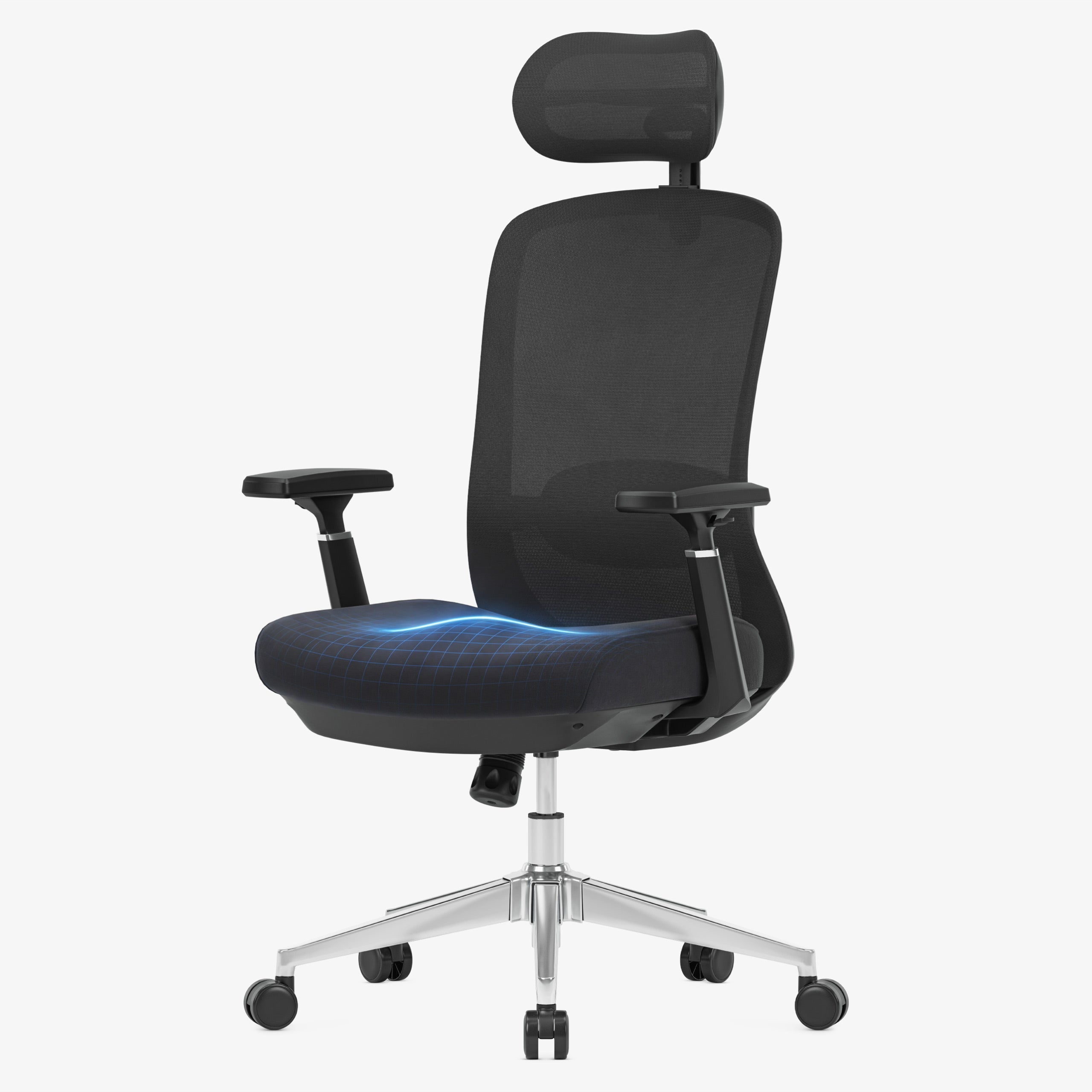 Scaun de birou cu masaj Mark Adler Leadpro 6.0 Black