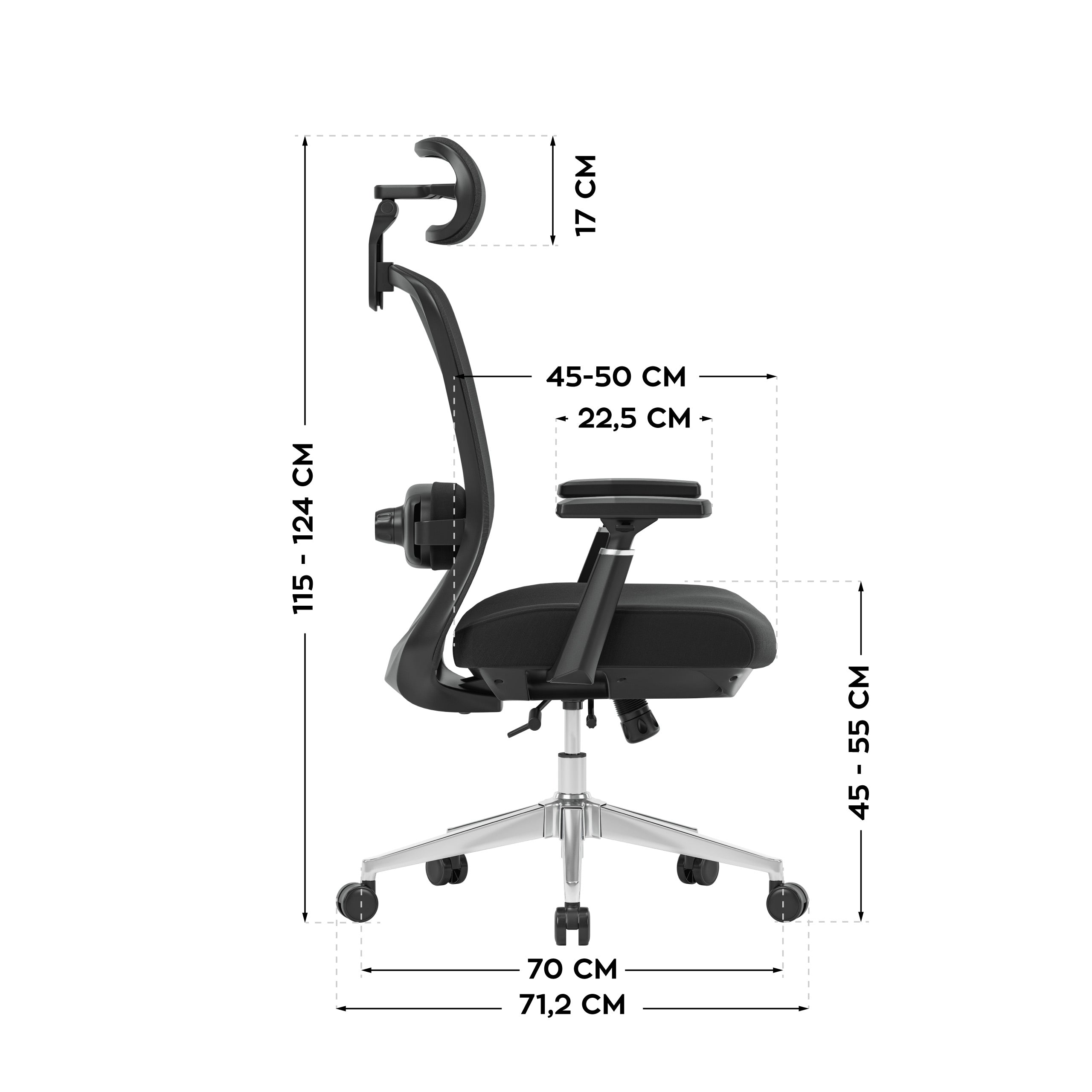 Scaun de birou cu masaj Mark Adler Leadpro 6.0 Black