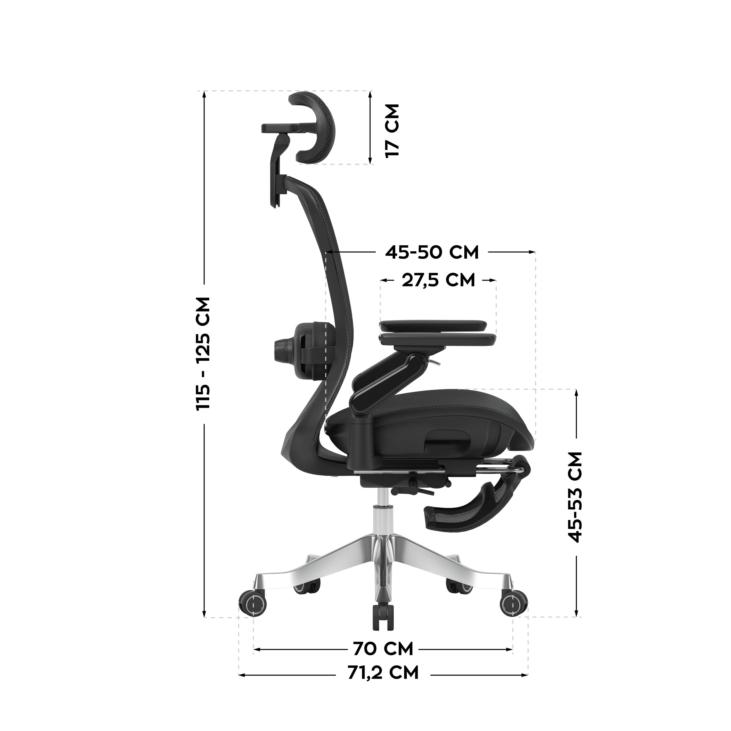 Scaun ergonomic cu masaj Mark Adler Leadpro 8.7 Black