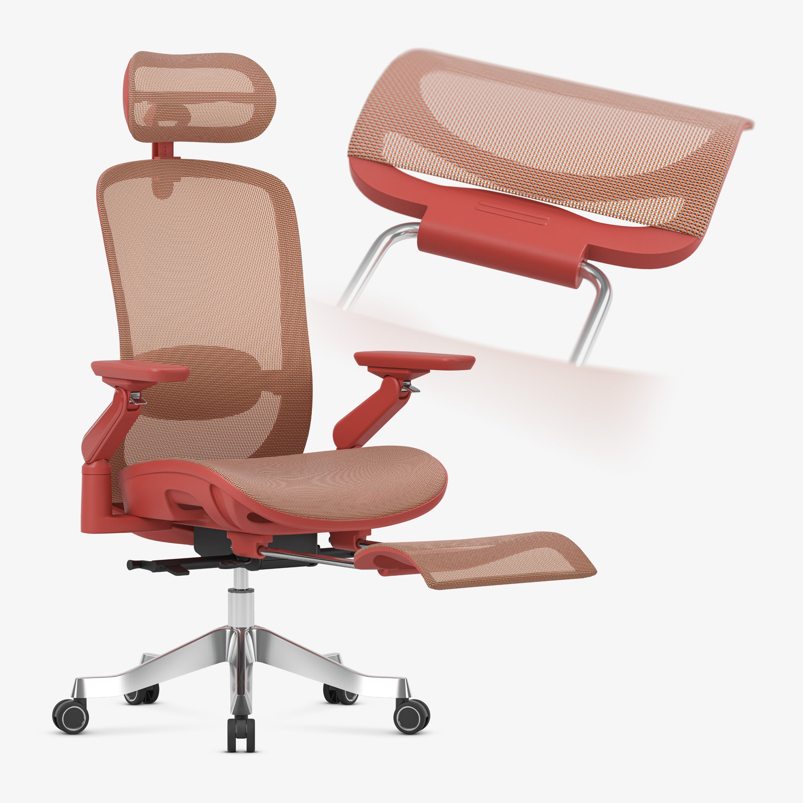 Scaun ergonomic cu masaj Mark Adler Leadpro 8.7 Red