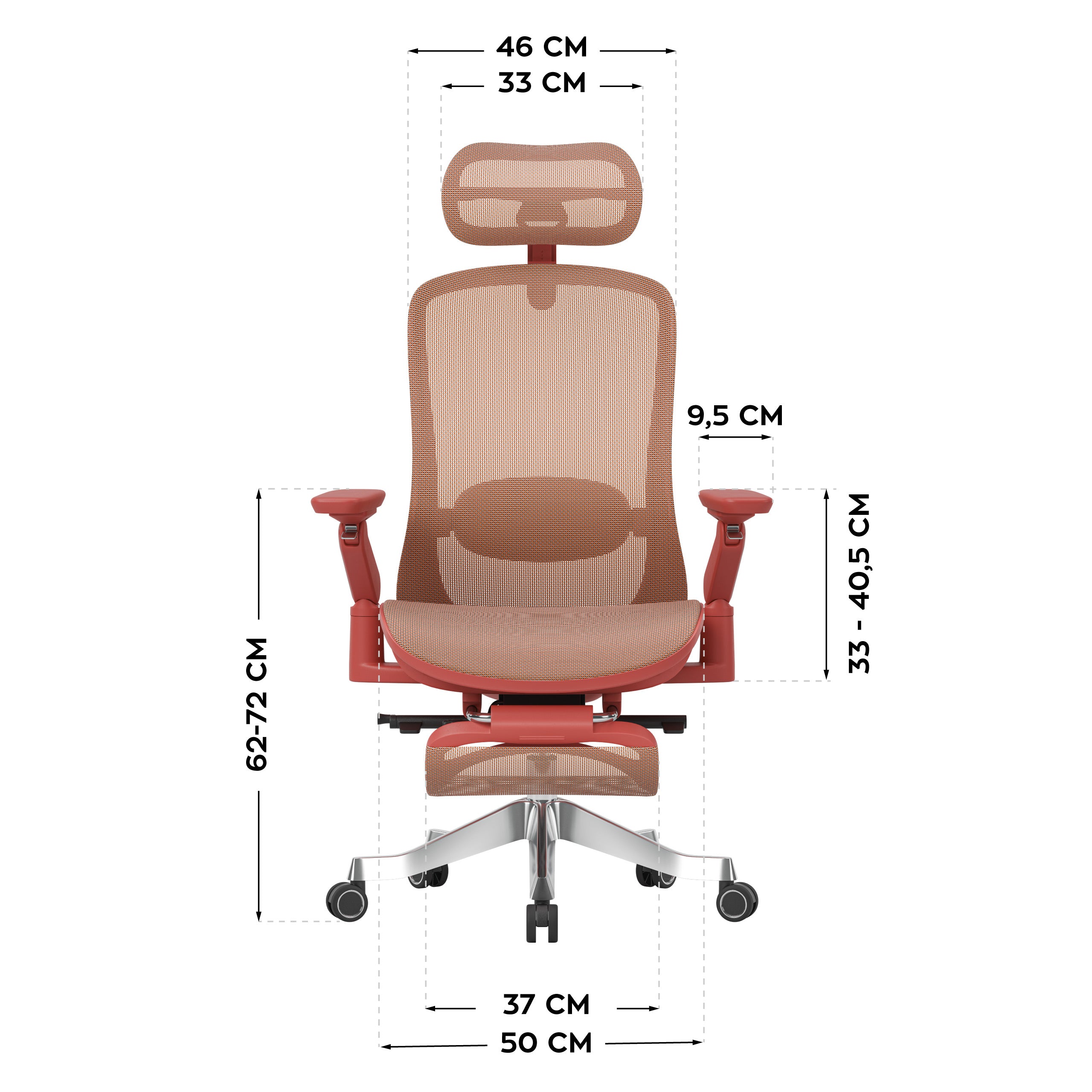 Scaun ergonomic cu masaj Mark Adler Leadpro 8.7 Red