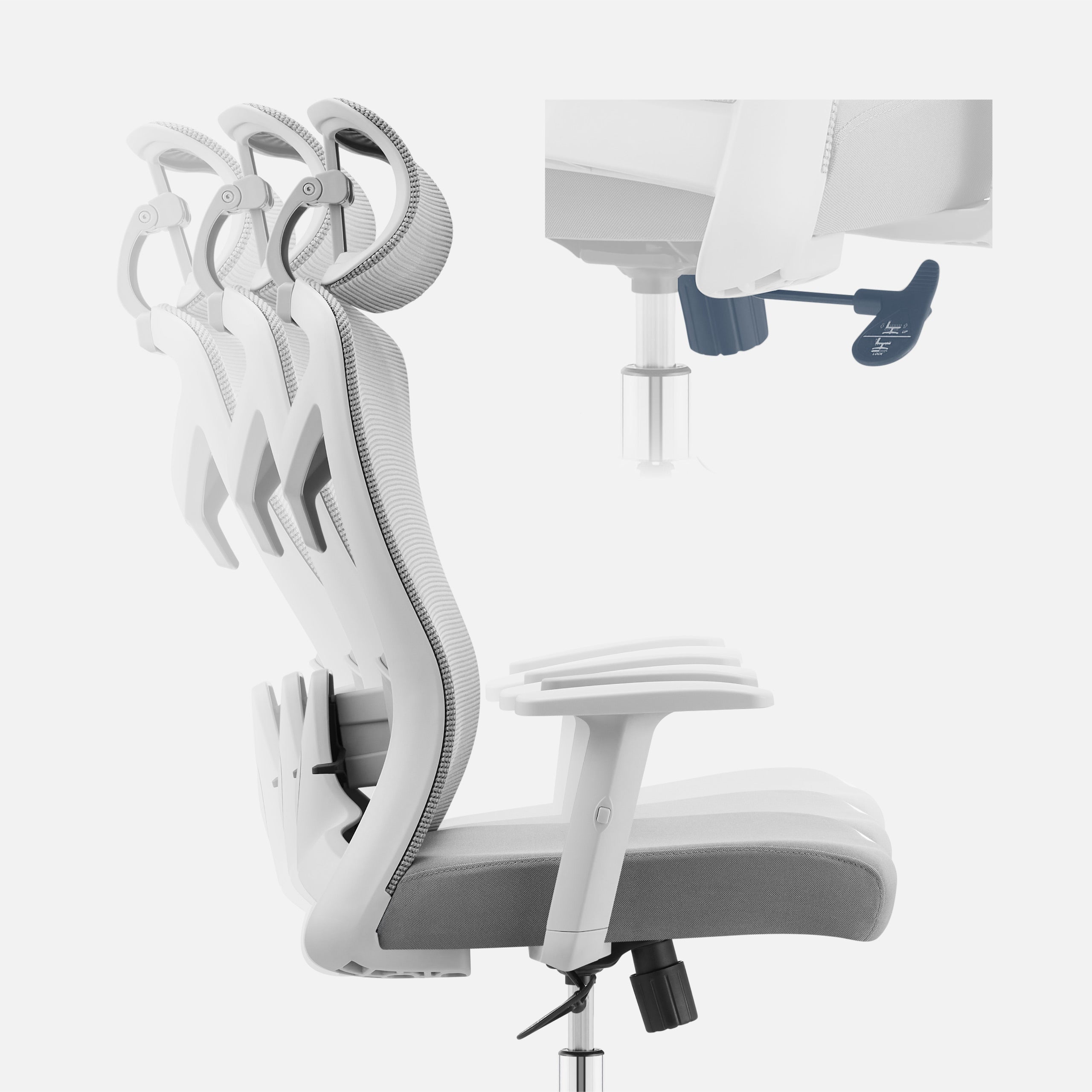 Scaun de birou ergonomic Mark Adler Manager 2.6 Grey