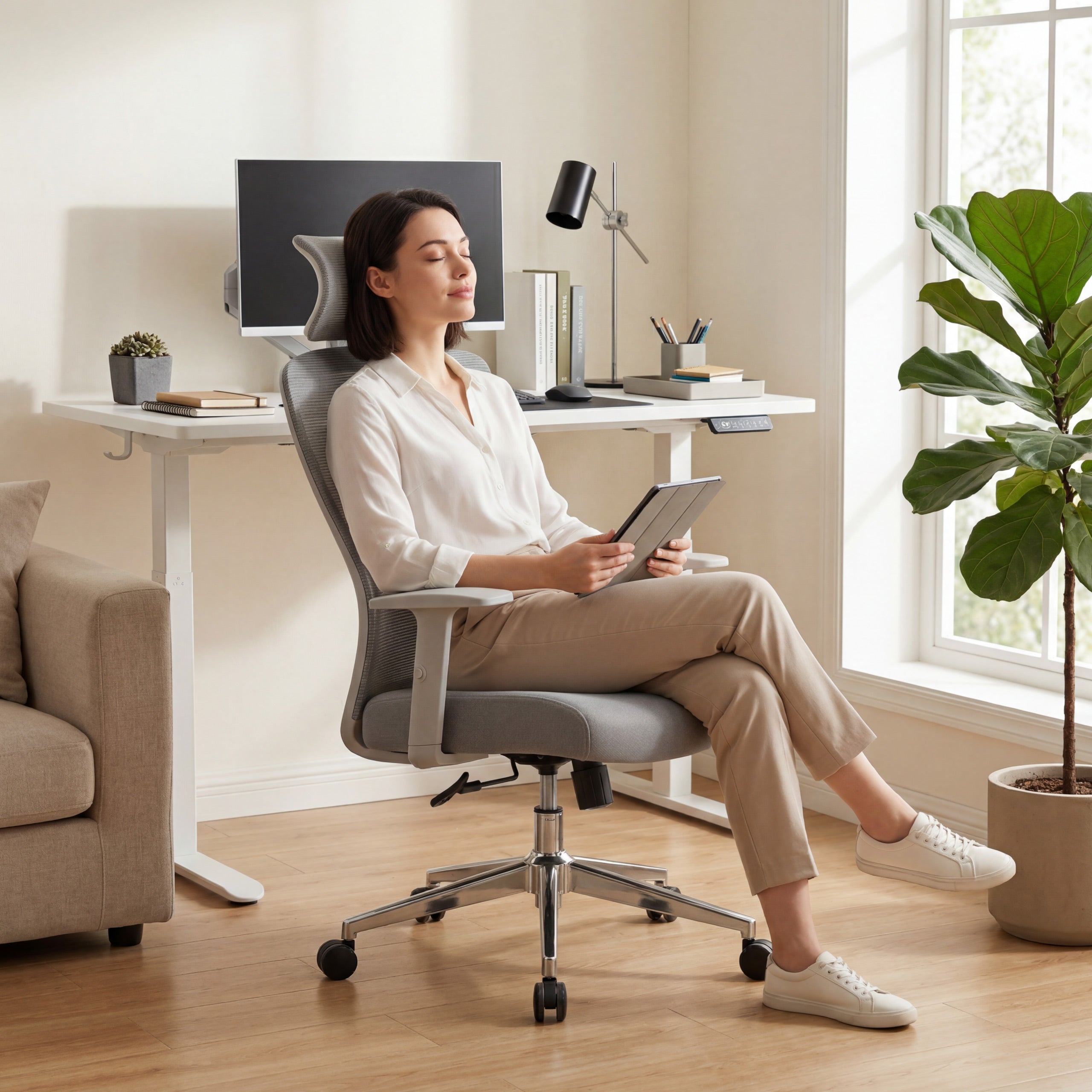 Scaun de birou ergonomic Mark Adler Manager 2.6 Grey