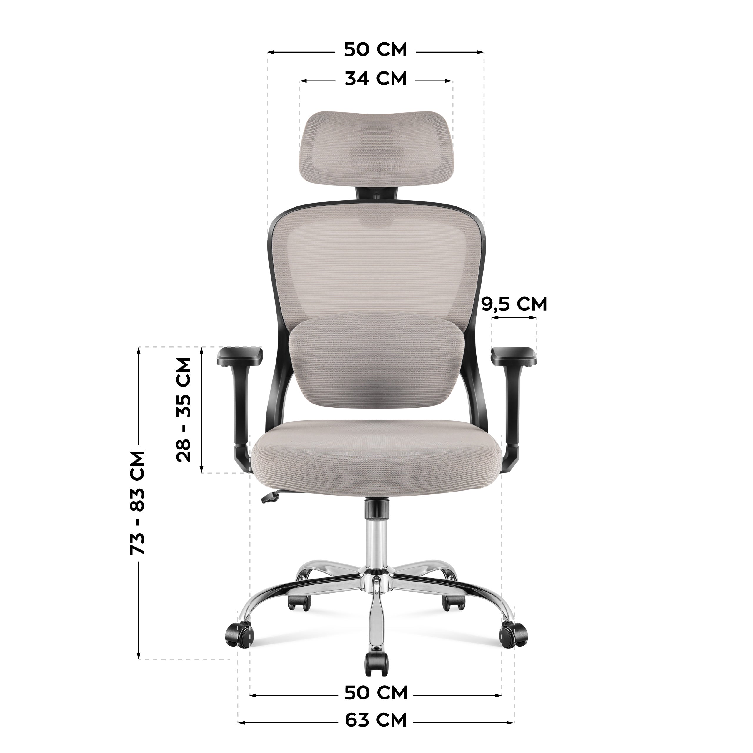 Mark Adler Manager 3.2 Scaun de birou gri