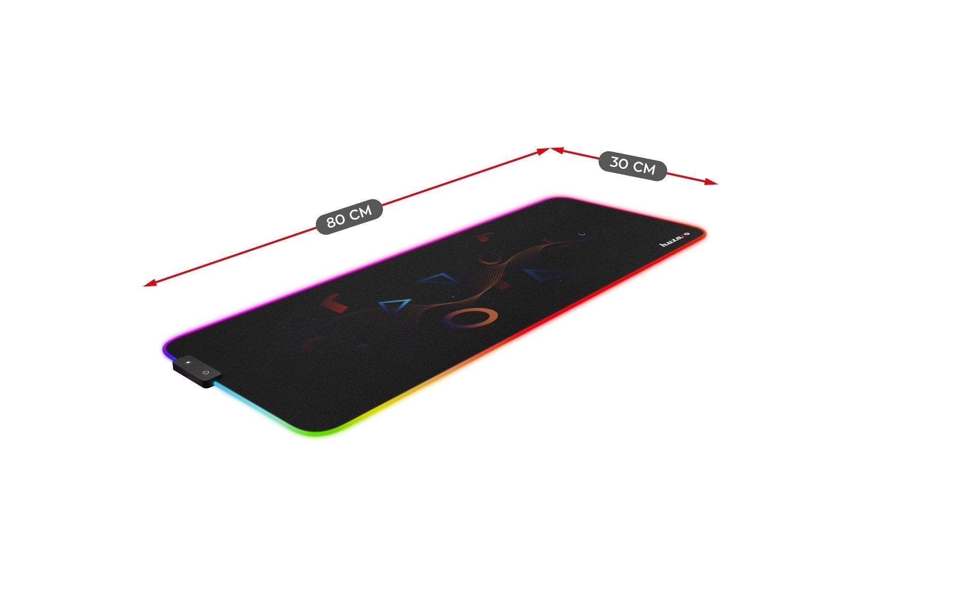 Huzaro RGB Design mouse pad de gaming