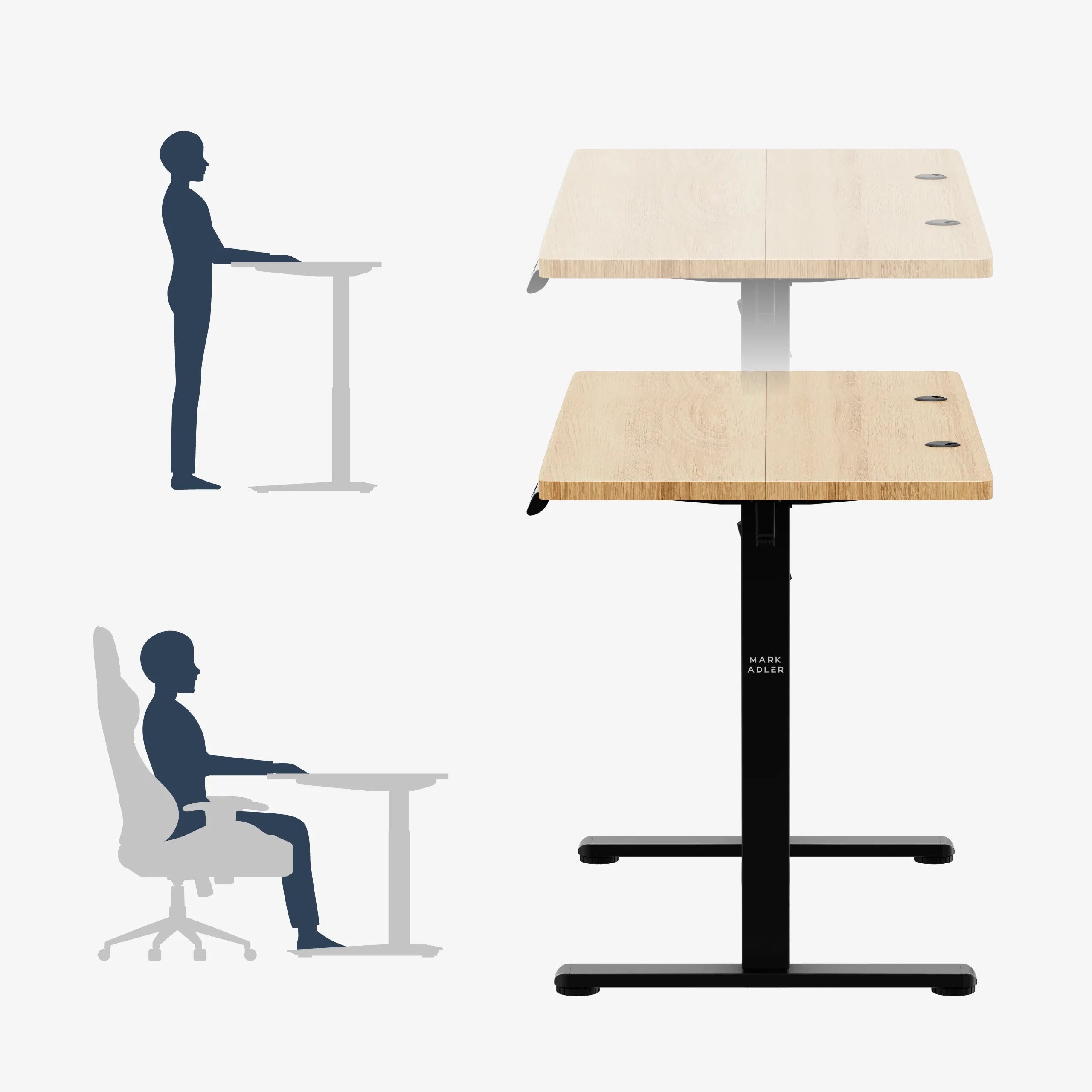 Pentru lucrul în picioare și în șezut