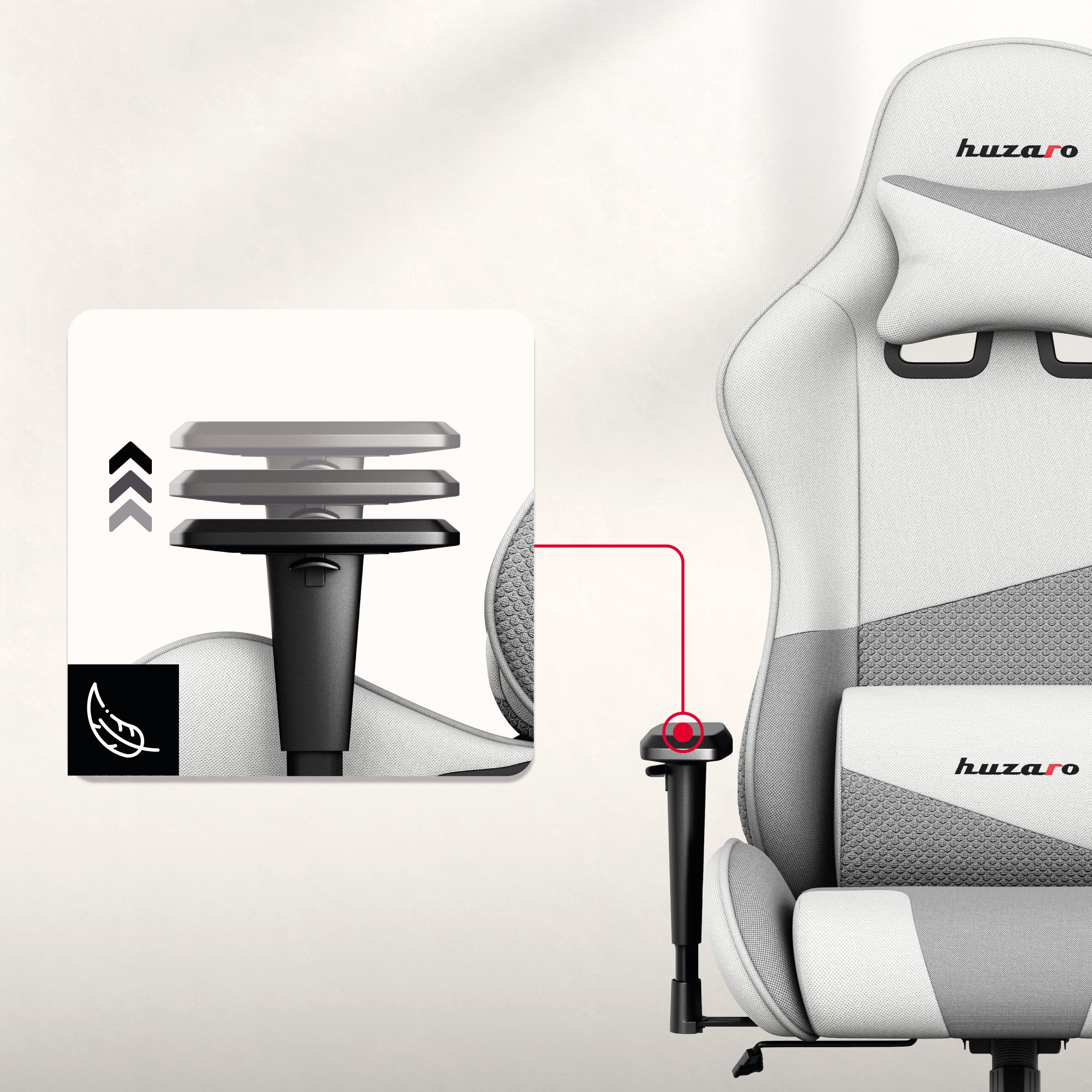 Suporturi pentru brațe antiderapante, reglabile pe înălțime