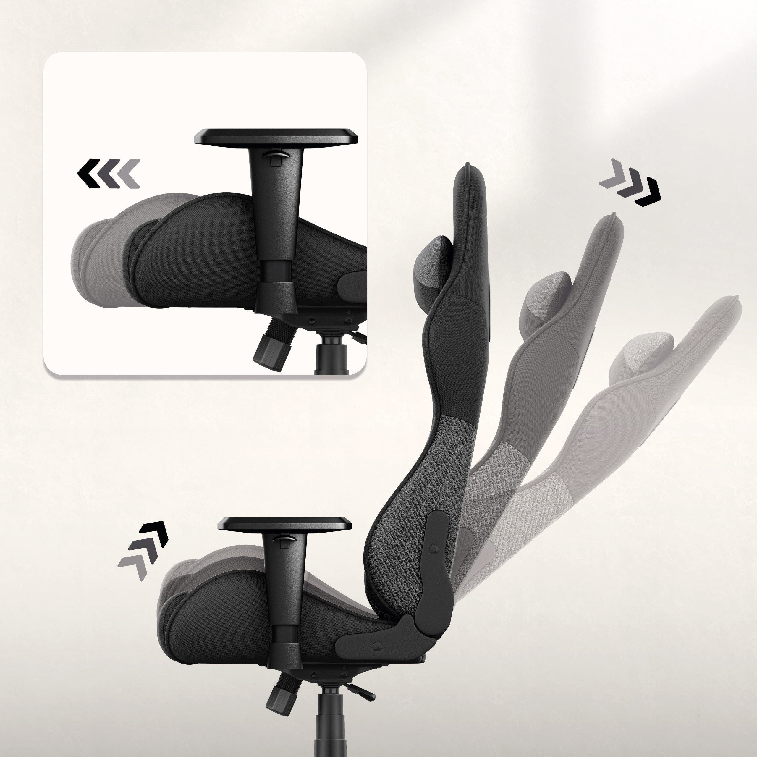 Scaun de gaming cu tehnologie SideRest