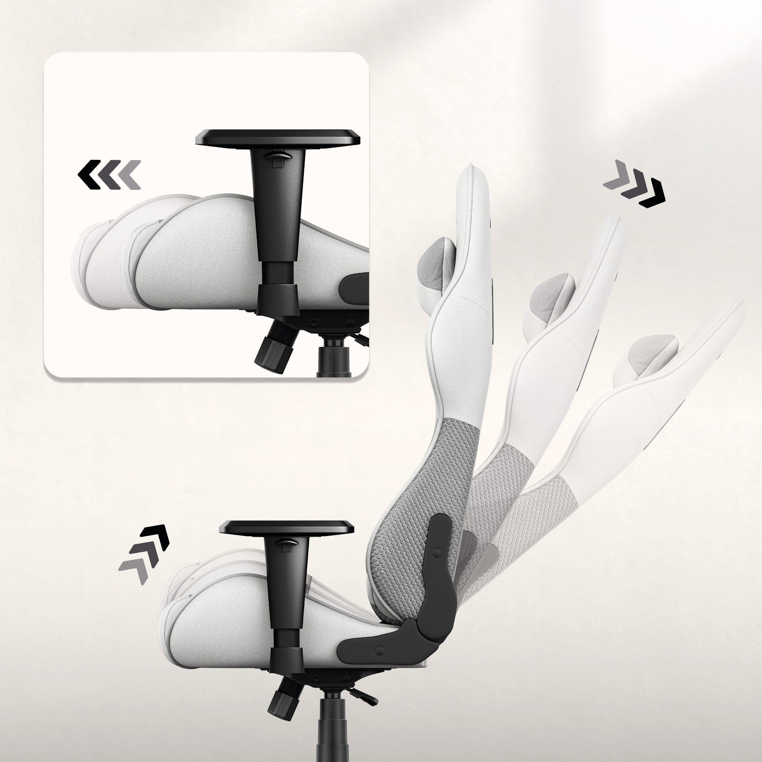 Scaun de gaming cu tehnologie SideRest