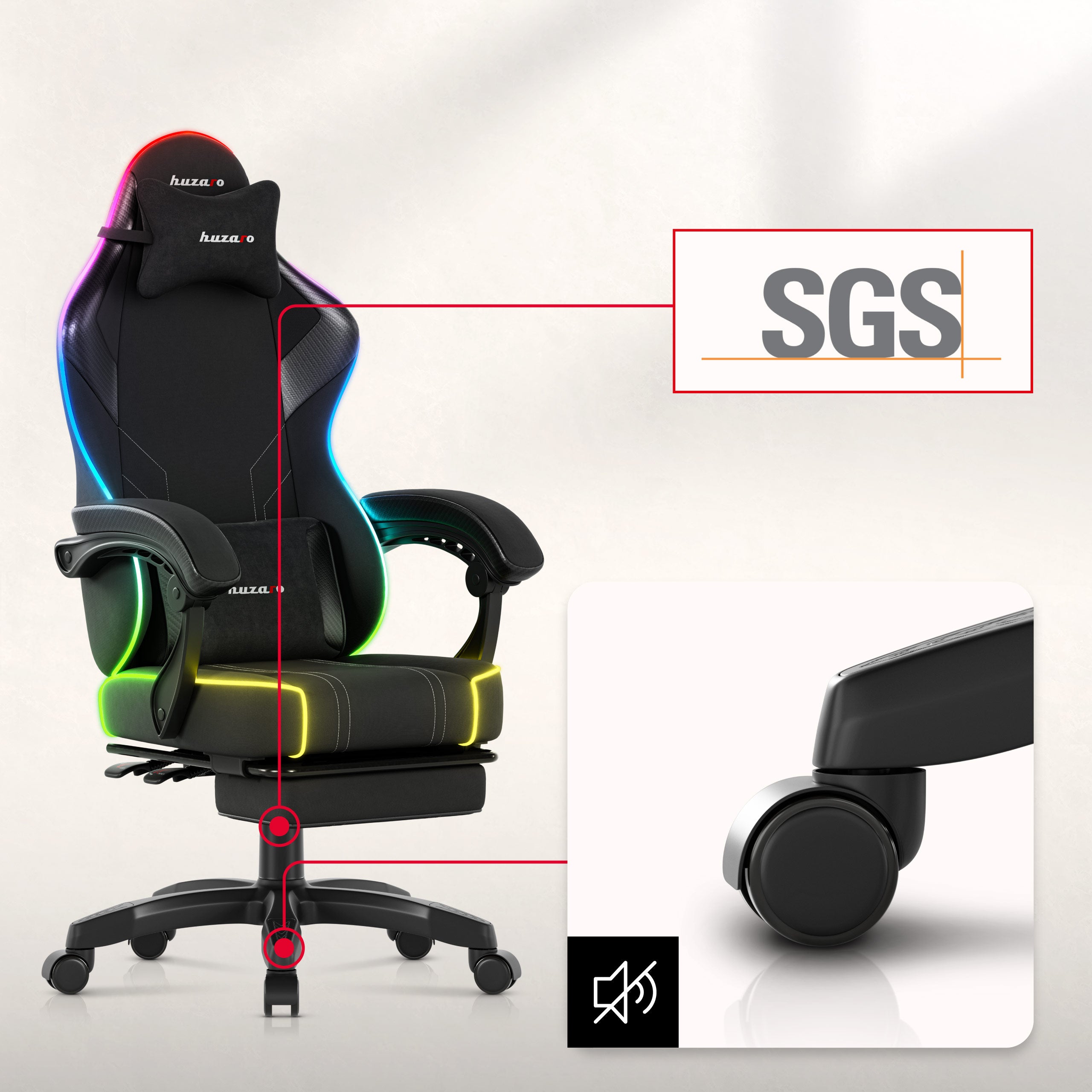 Roți din cauciuc poliuretanic 50 mm