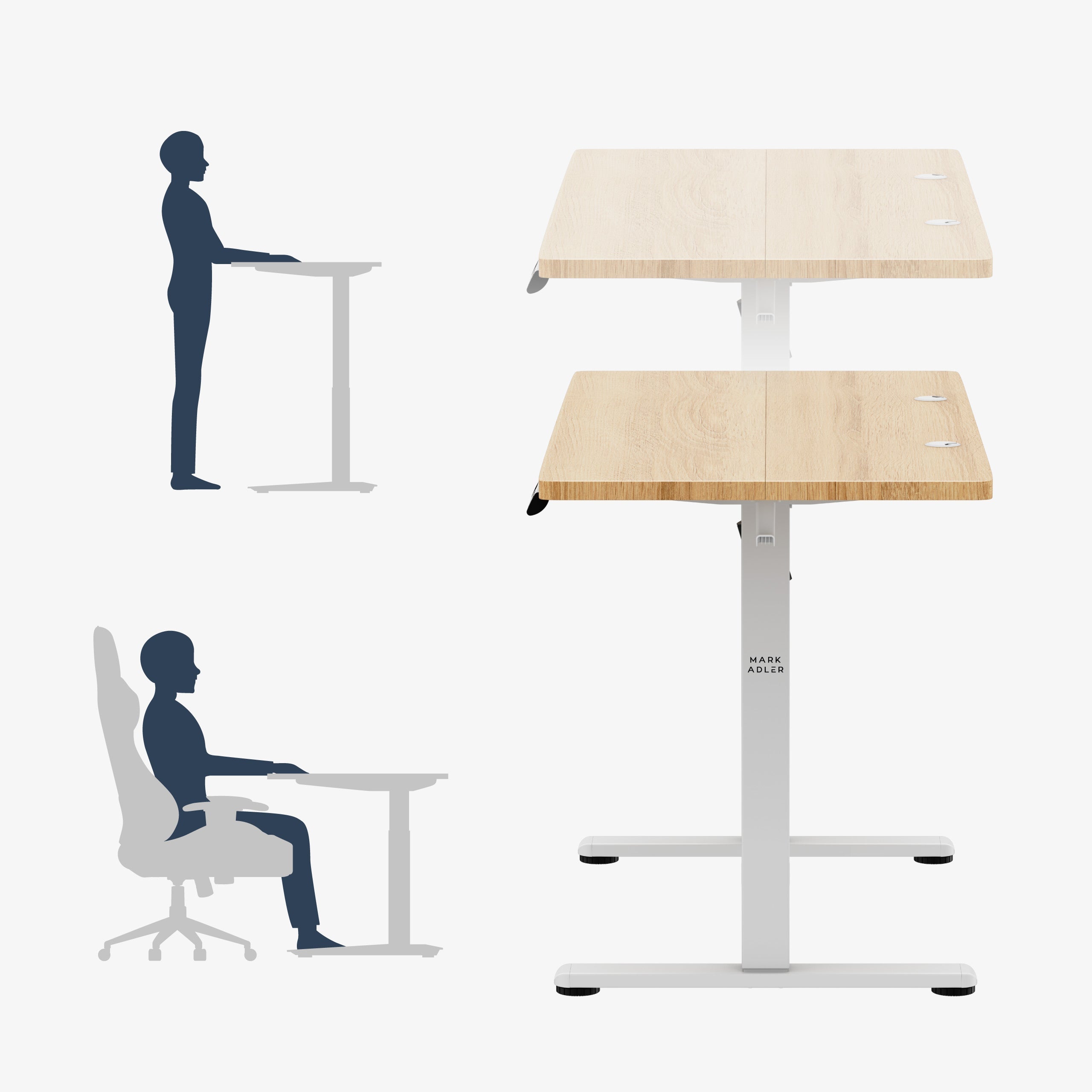 Pentru lucrul în picioare și în șezut