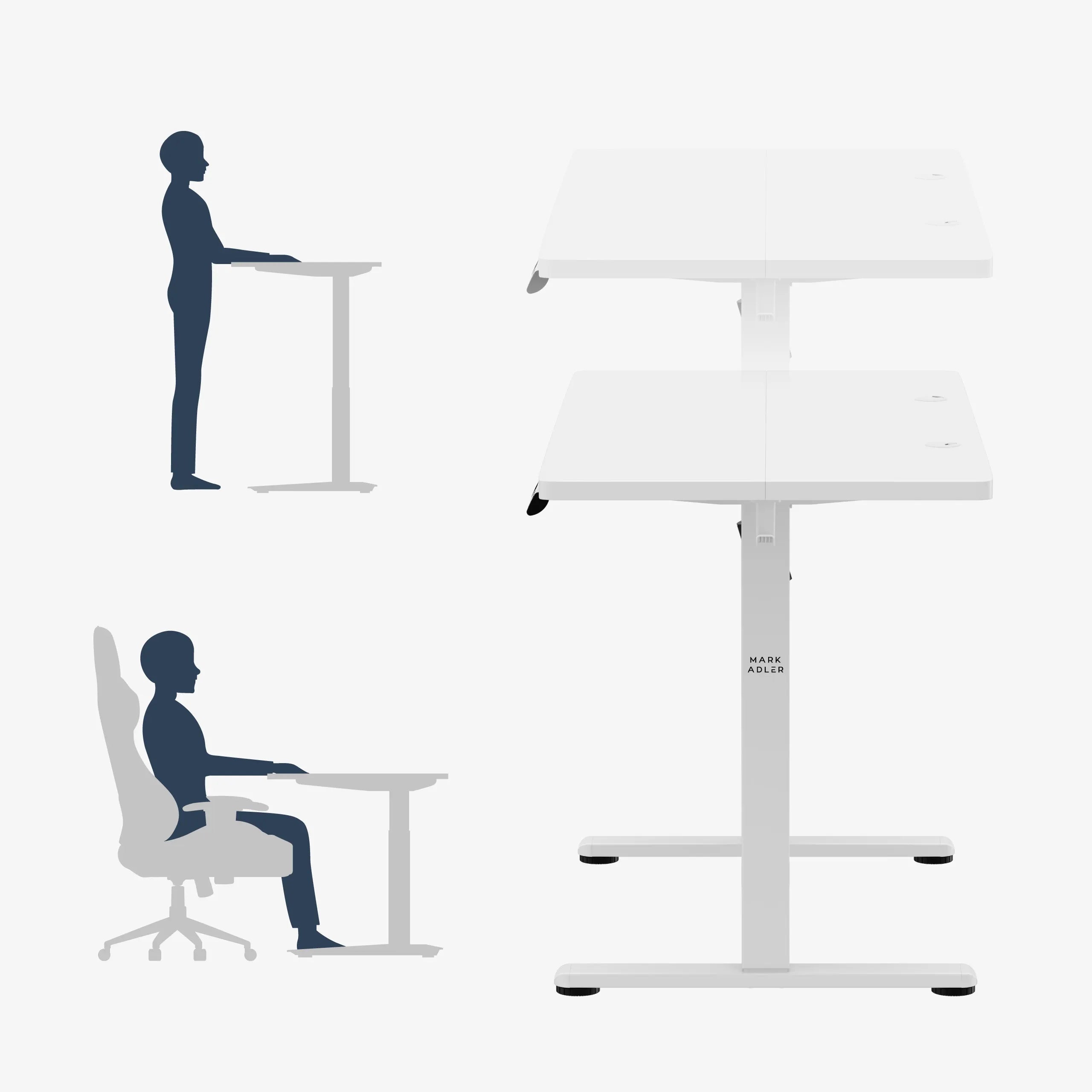 Pentru lucrul în picioare și în șezut