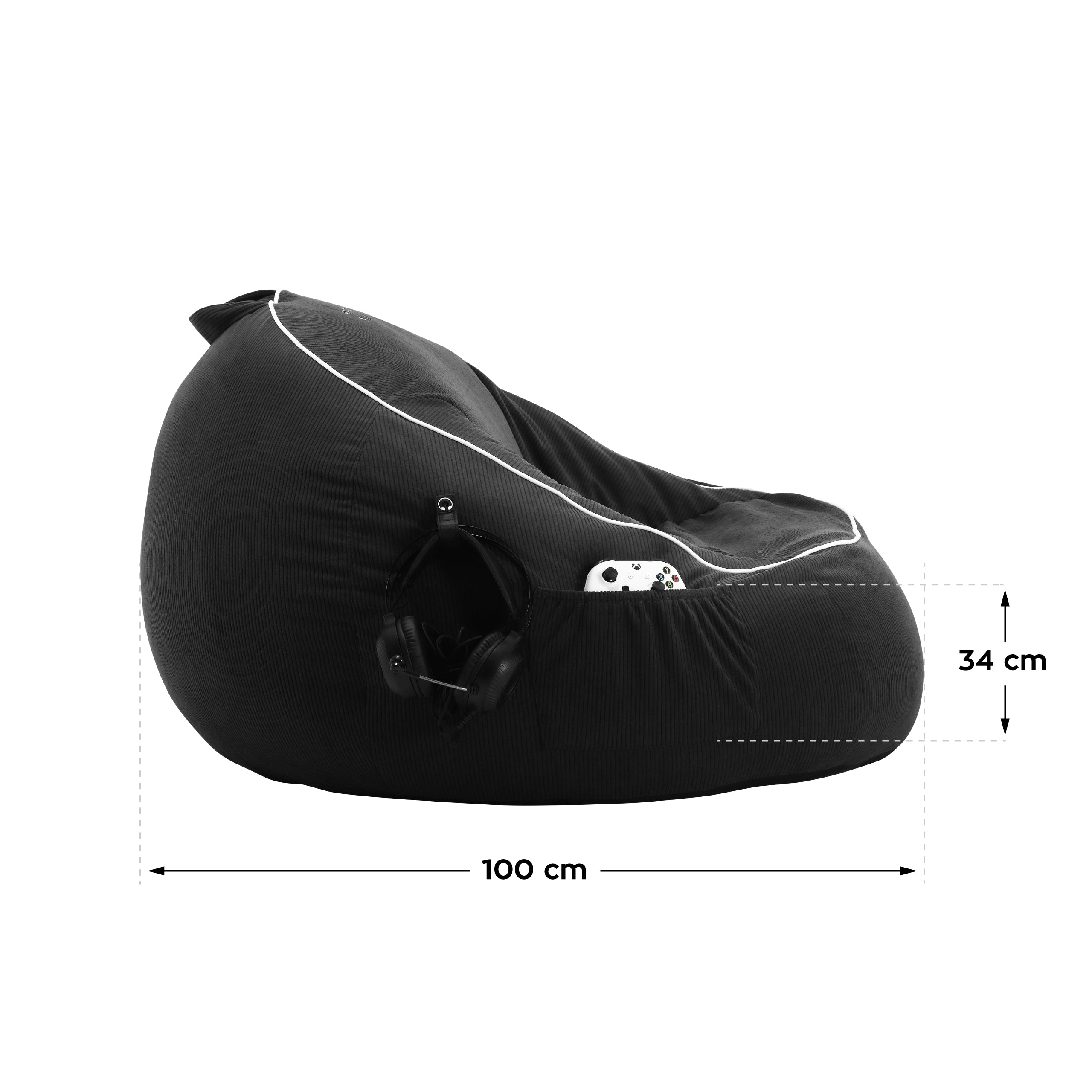 Mark Adler Puf confortabil din catifea