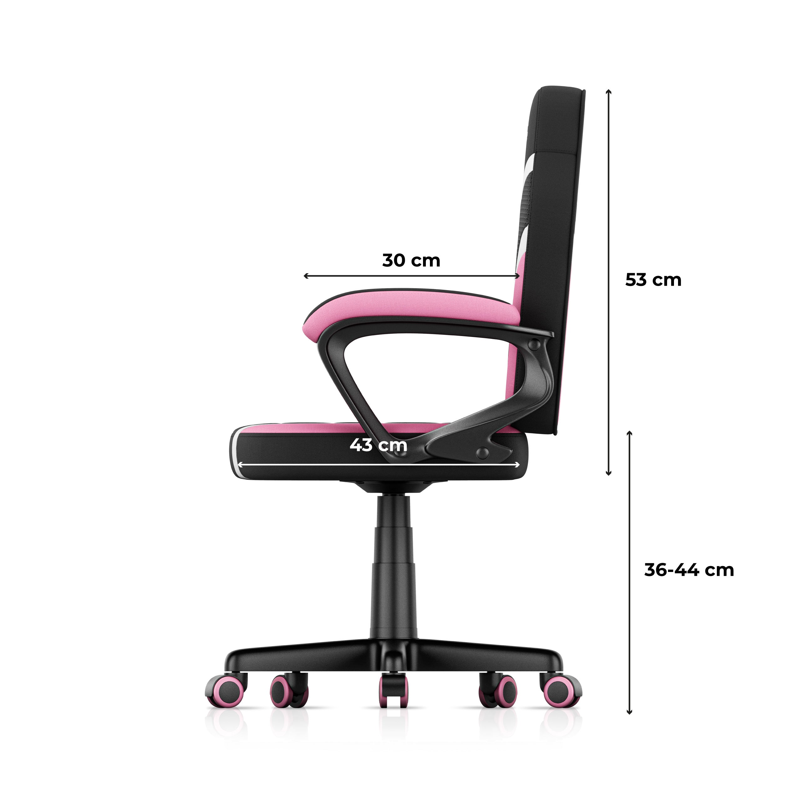 Scaun de gaming pentru copii HUZARO RANGER 1.0 Pink Mesh