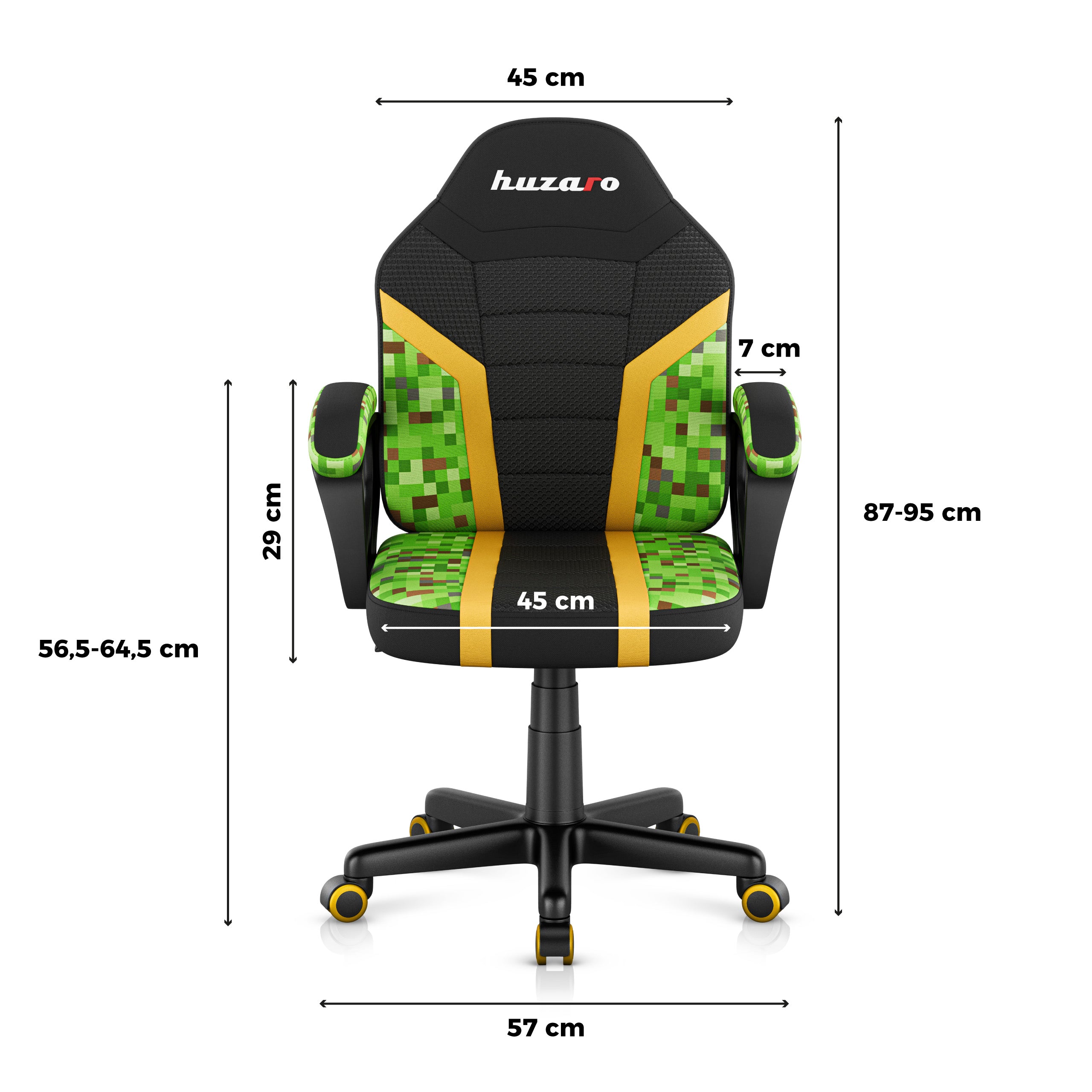 Scaun de gaming pentru copii Huzaro RANGER 1.0 Pixel Mesh
