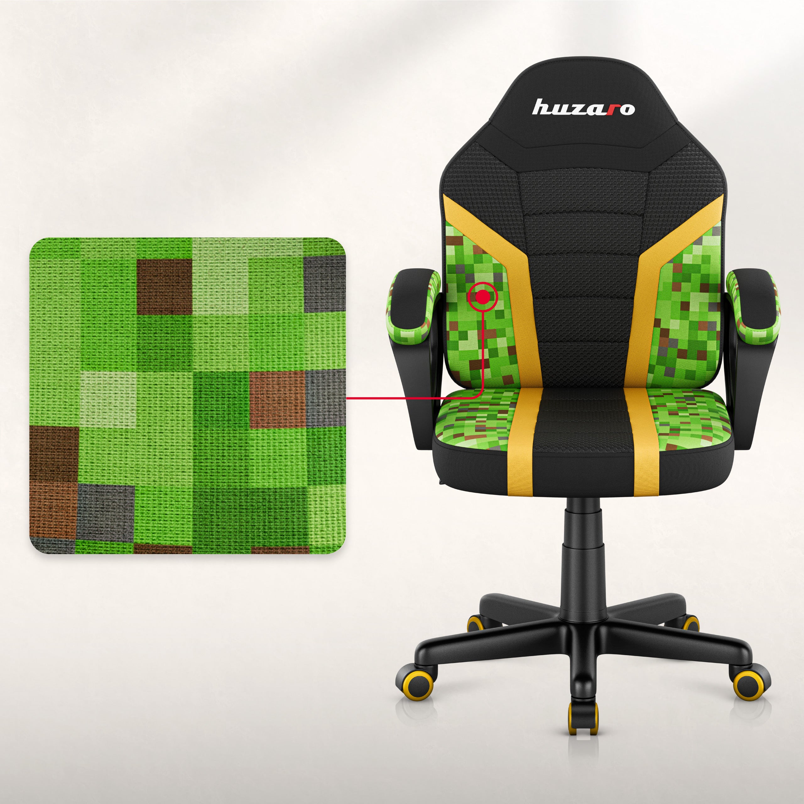 Scaun de gaming pentru copii Huzaro RANGER 1.0 Pixel Mesh