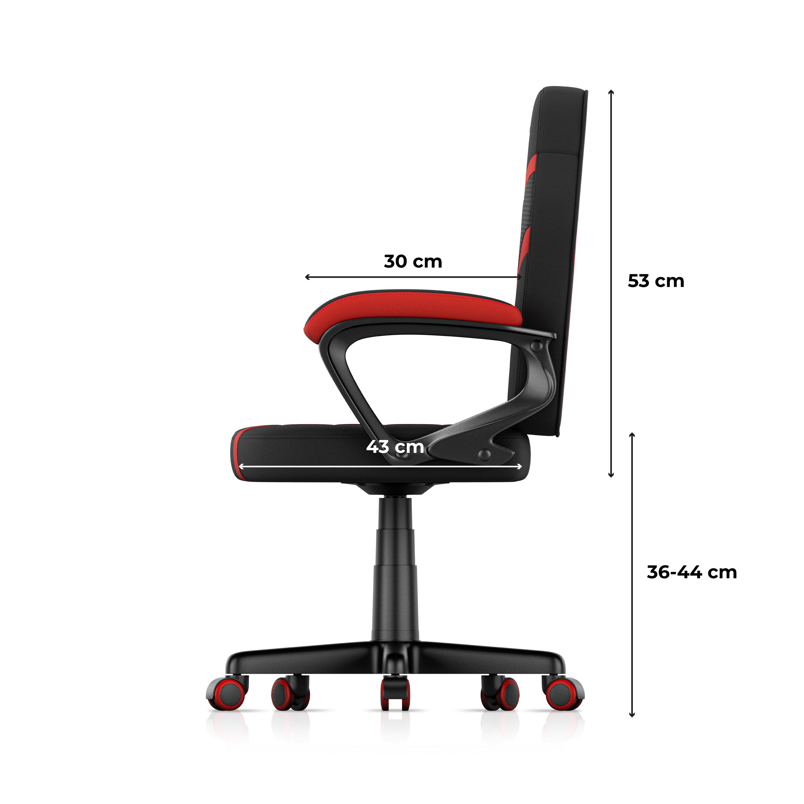 Scaun de gaming pentru copii HUZARO RANGER 1.0 Red Mesh