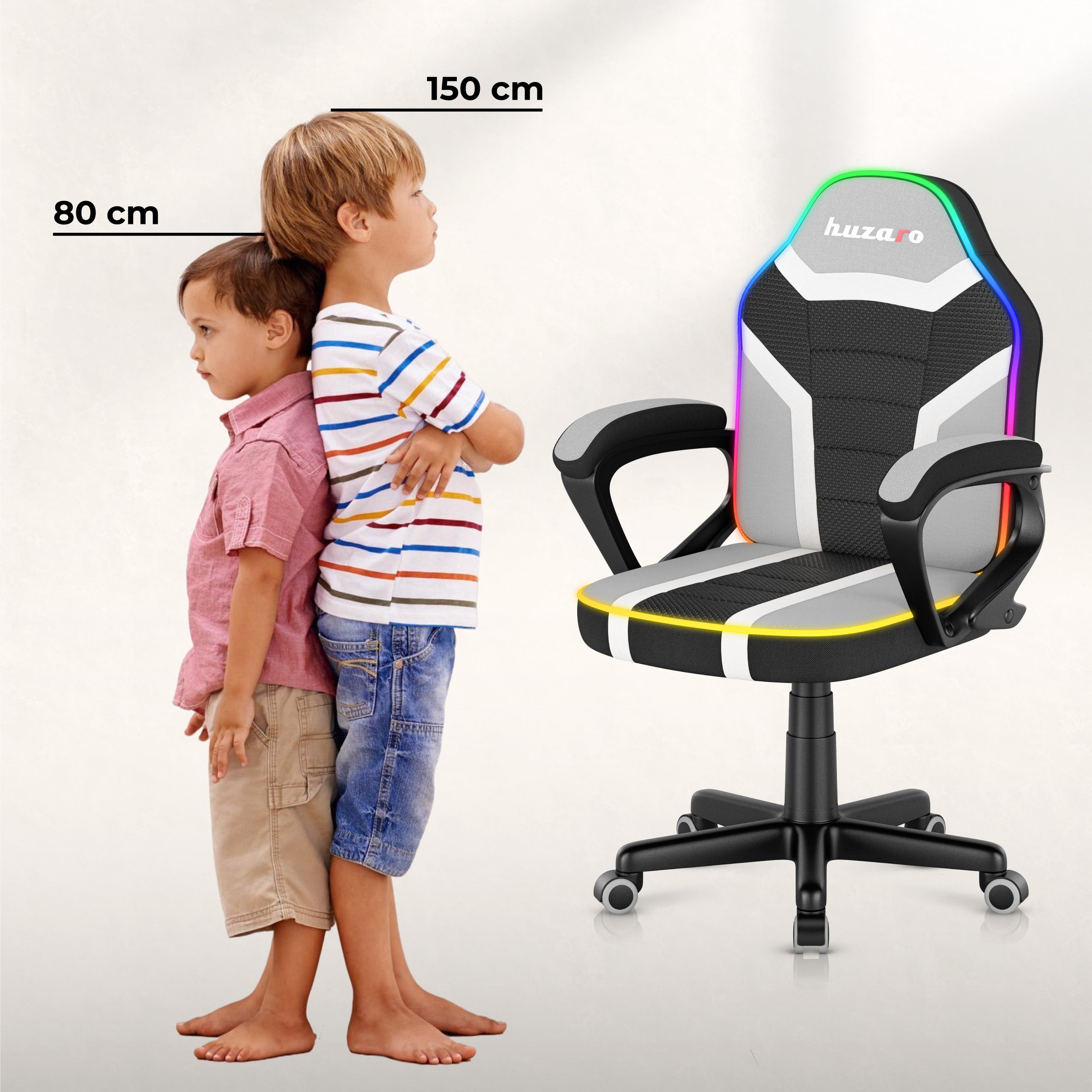 Scaun de gaming pentru copii Huzaro Ranger 1.0 RGB