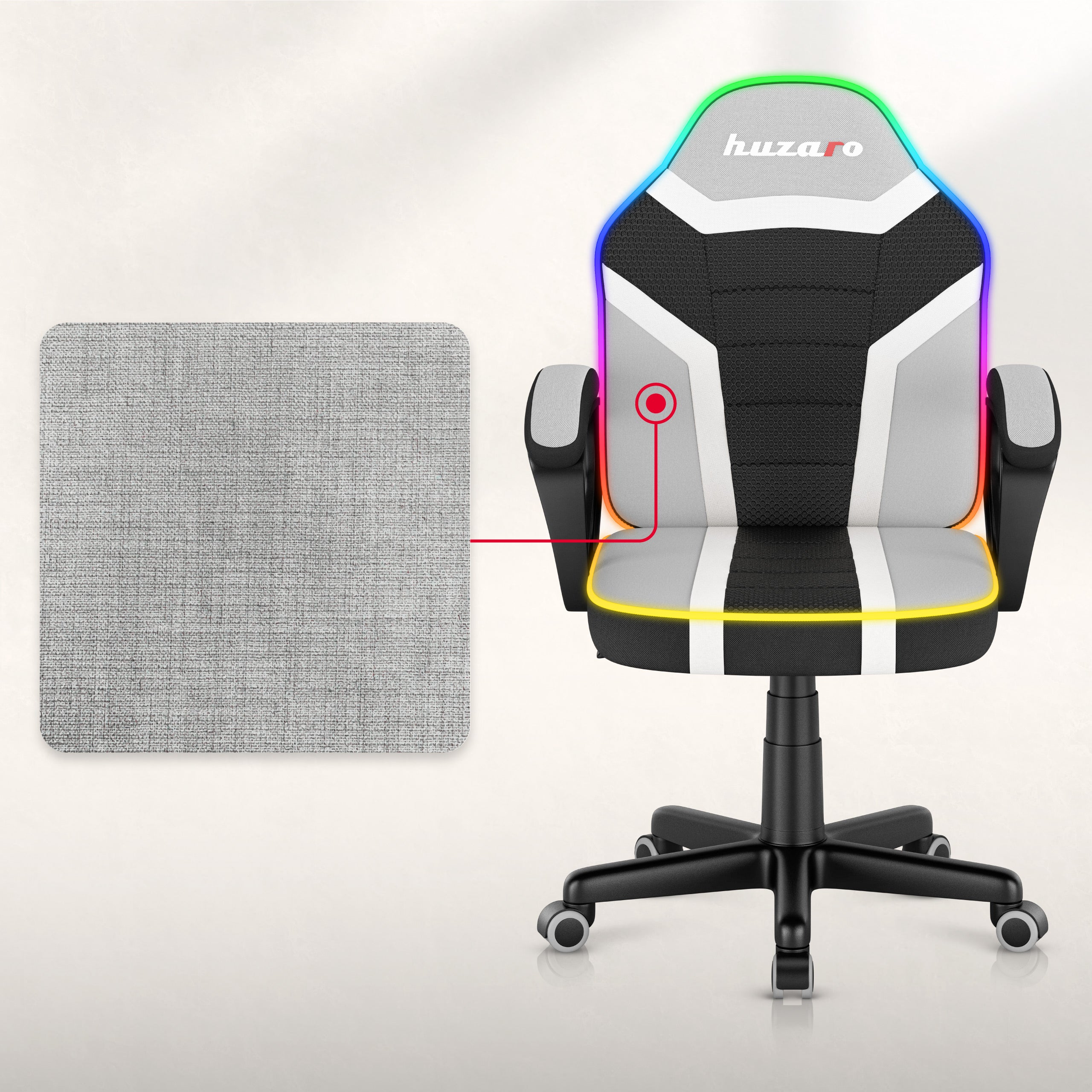 Scaun de gaming pentru copii Huzaro Ranger 1.0 RGB