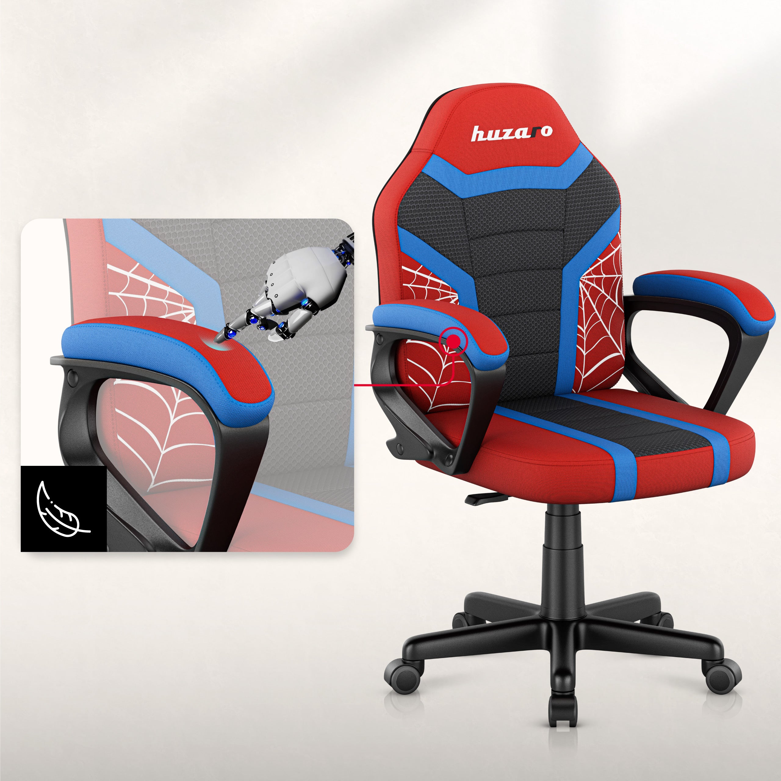 Huzaro Ranger 1.0 Spider Mesh scaun de gaming pentru copii