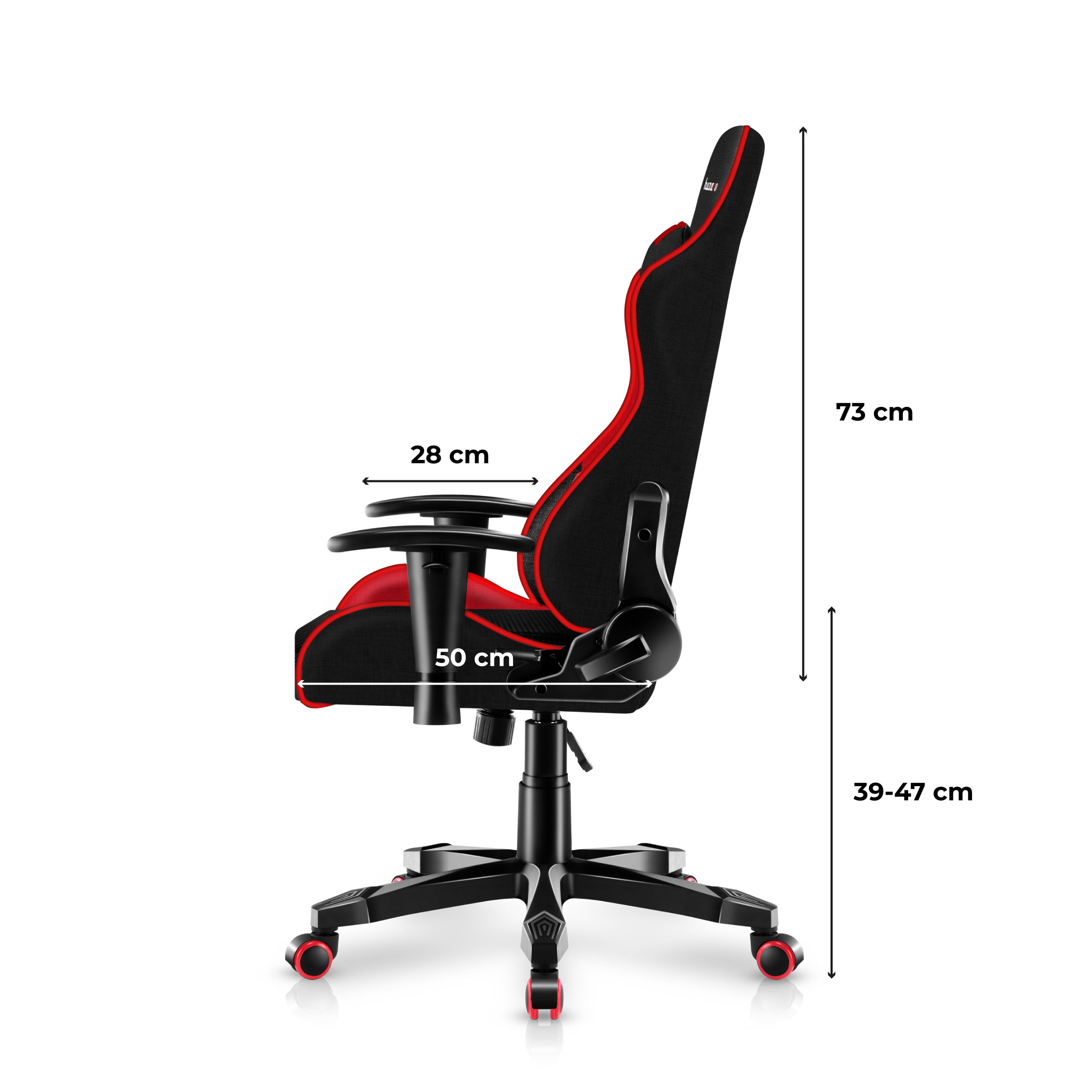 Scaun de gaming pentru copii HUZARO RANGER 6.0 Red Mesh
