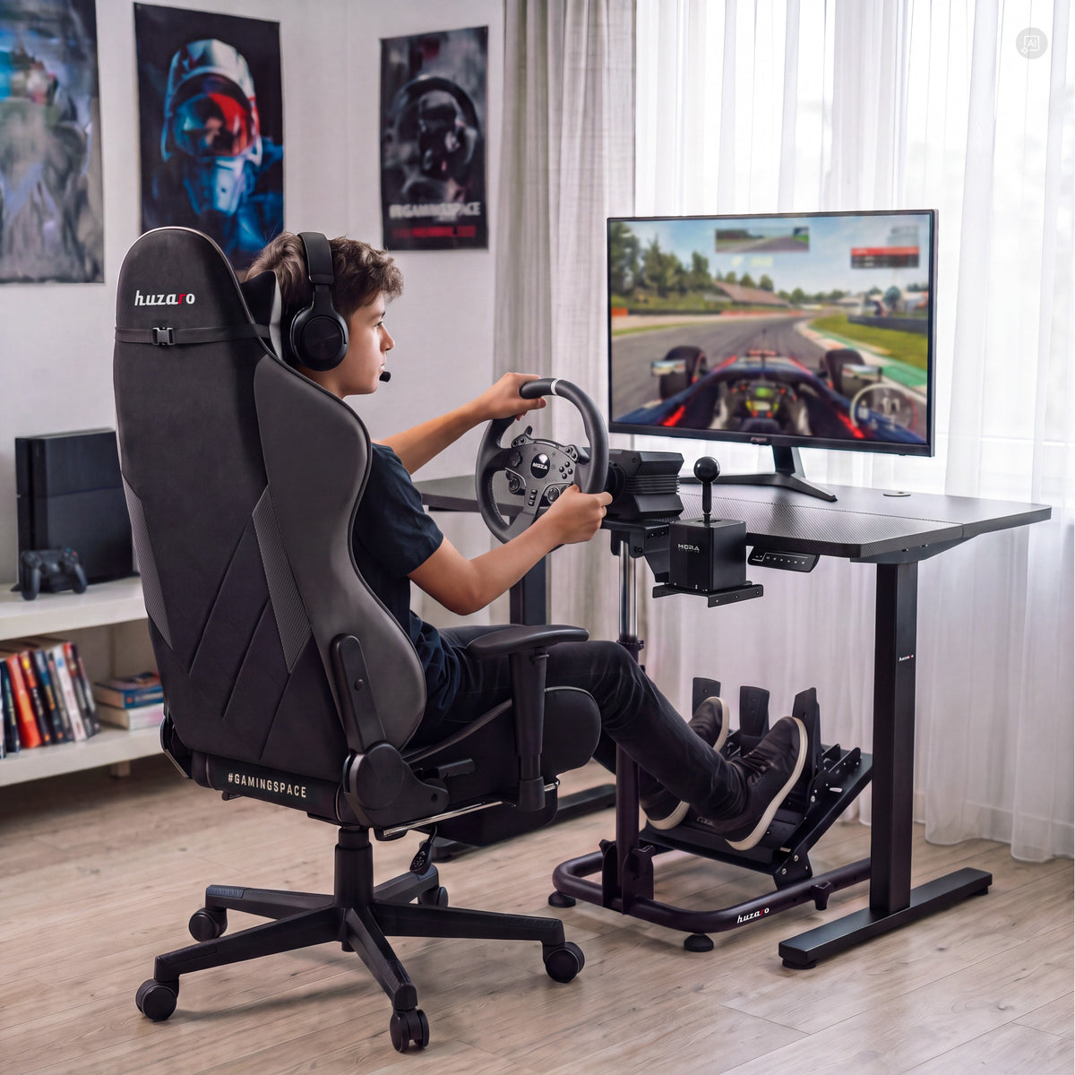 Huzaro SPEED 2.0 sim curse volan stand
