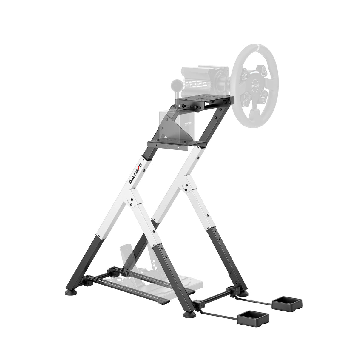 Cadru pliabil pentru sim racing Huzaro Speed 2.5 White