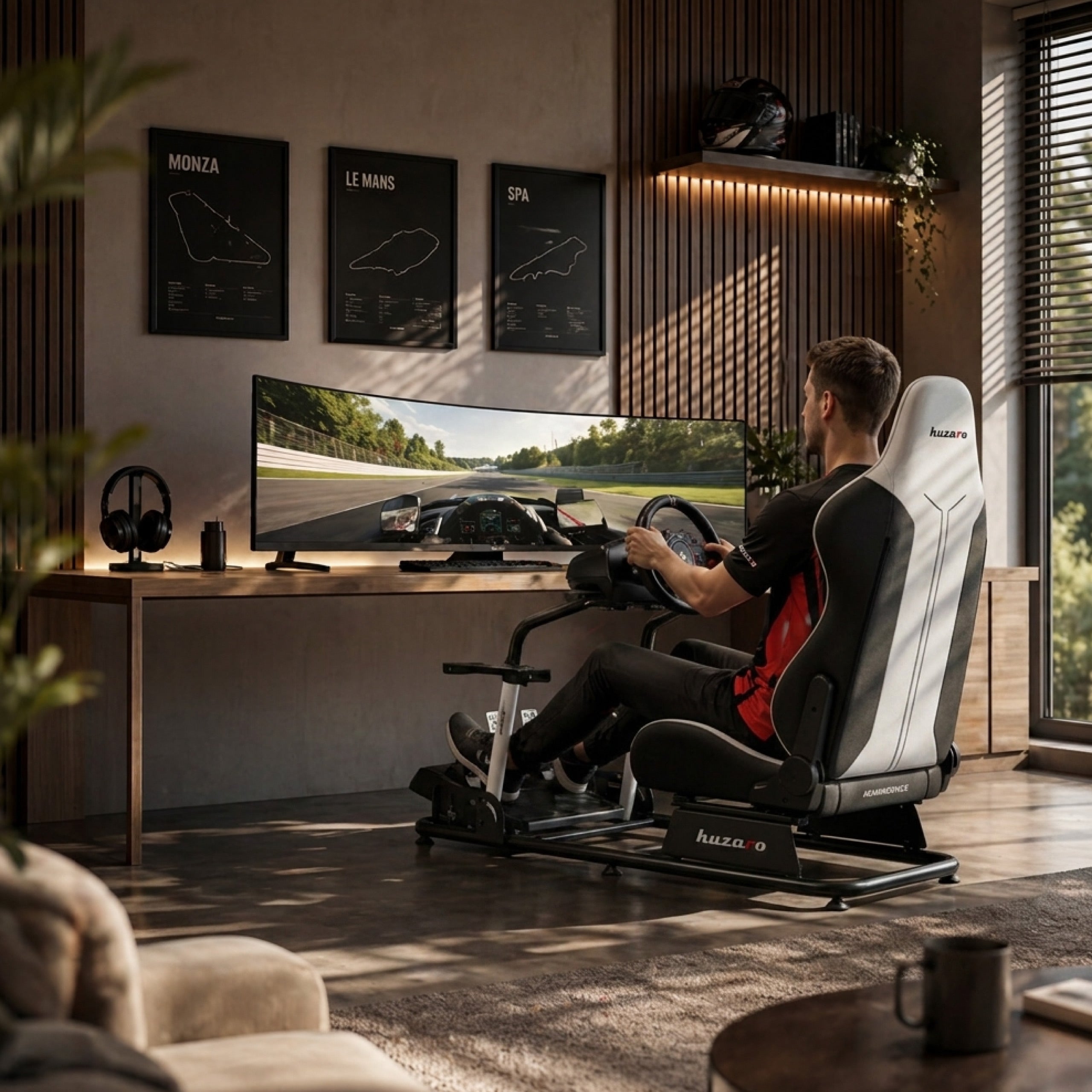 Cockpit de curse Huzaro Speed 5.5 sim racing