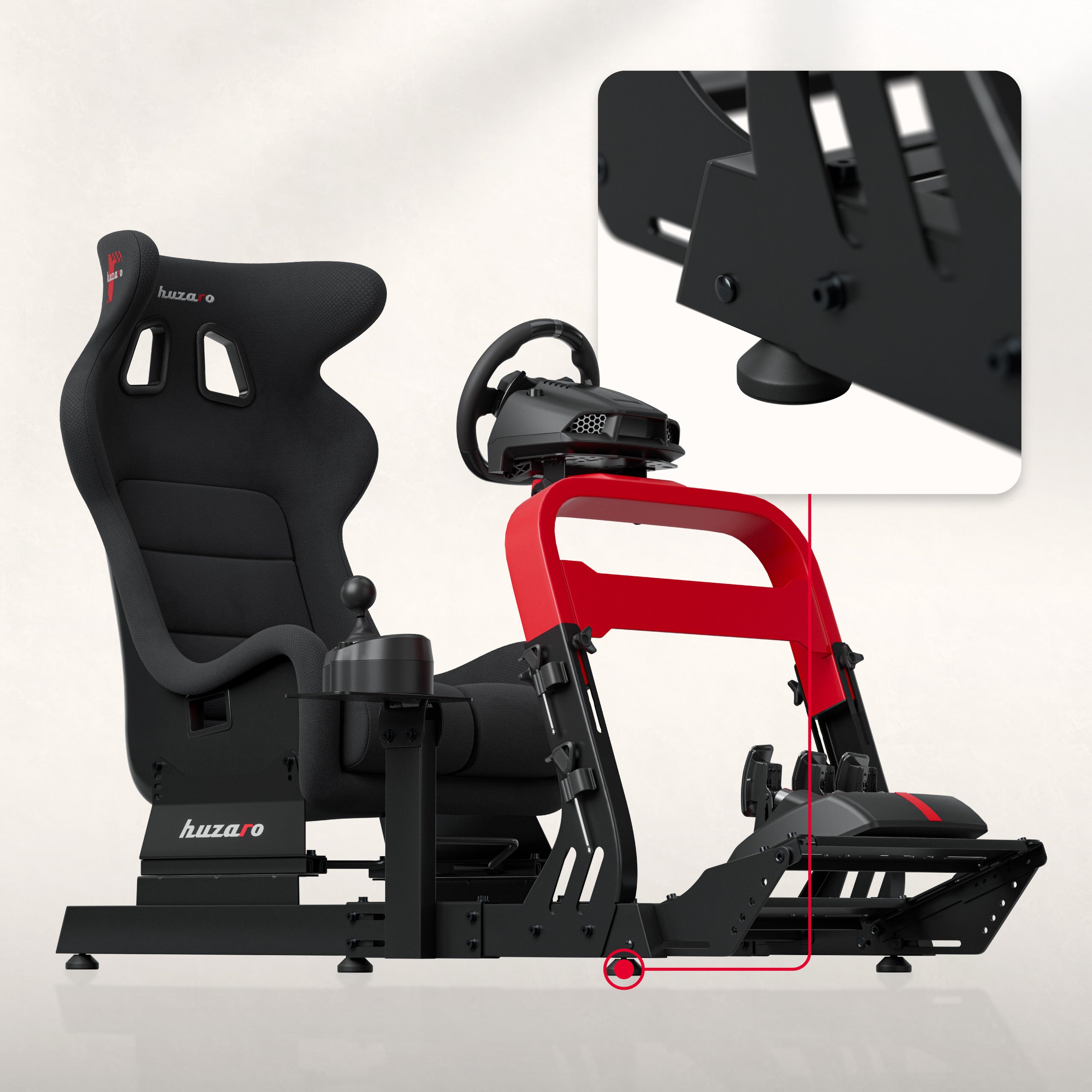 Cockpit de curse Huzaro Speed 8.3 sim racing