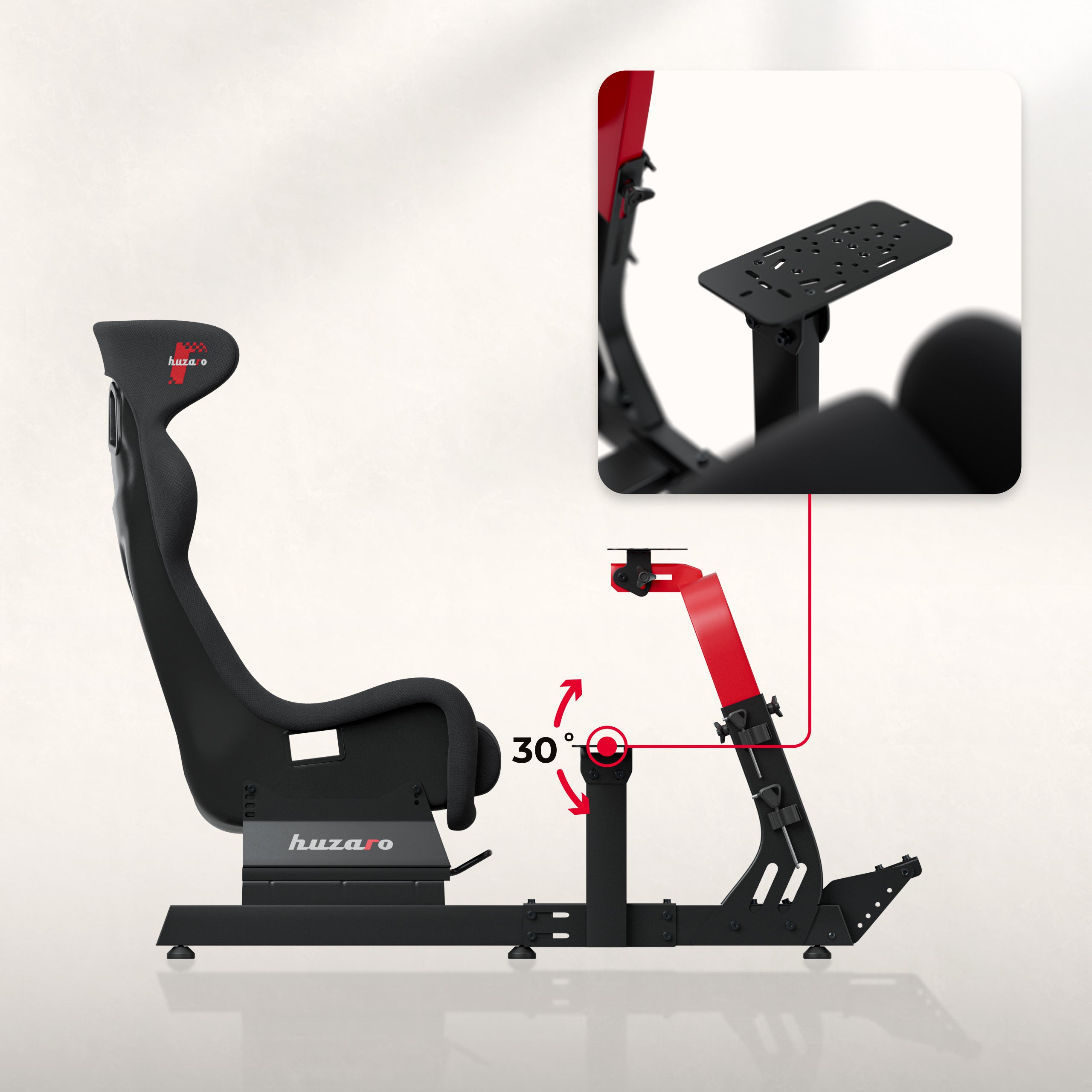 Cockpit de curse Huzaro Speed 8.3 sim racing