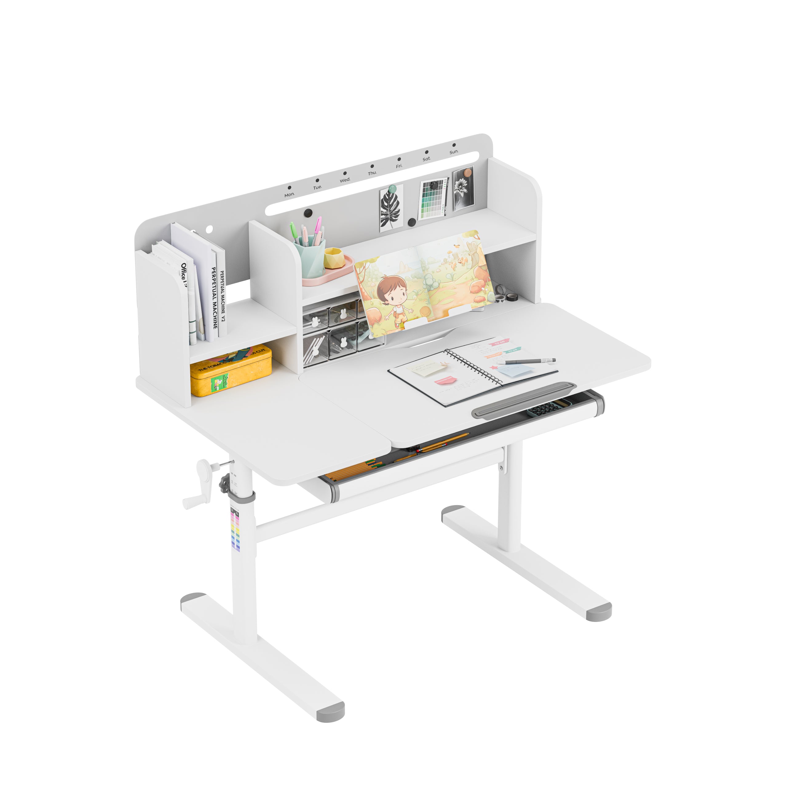 Birou pentru copii Mark Adler Study 5.7 Grey 100 cm