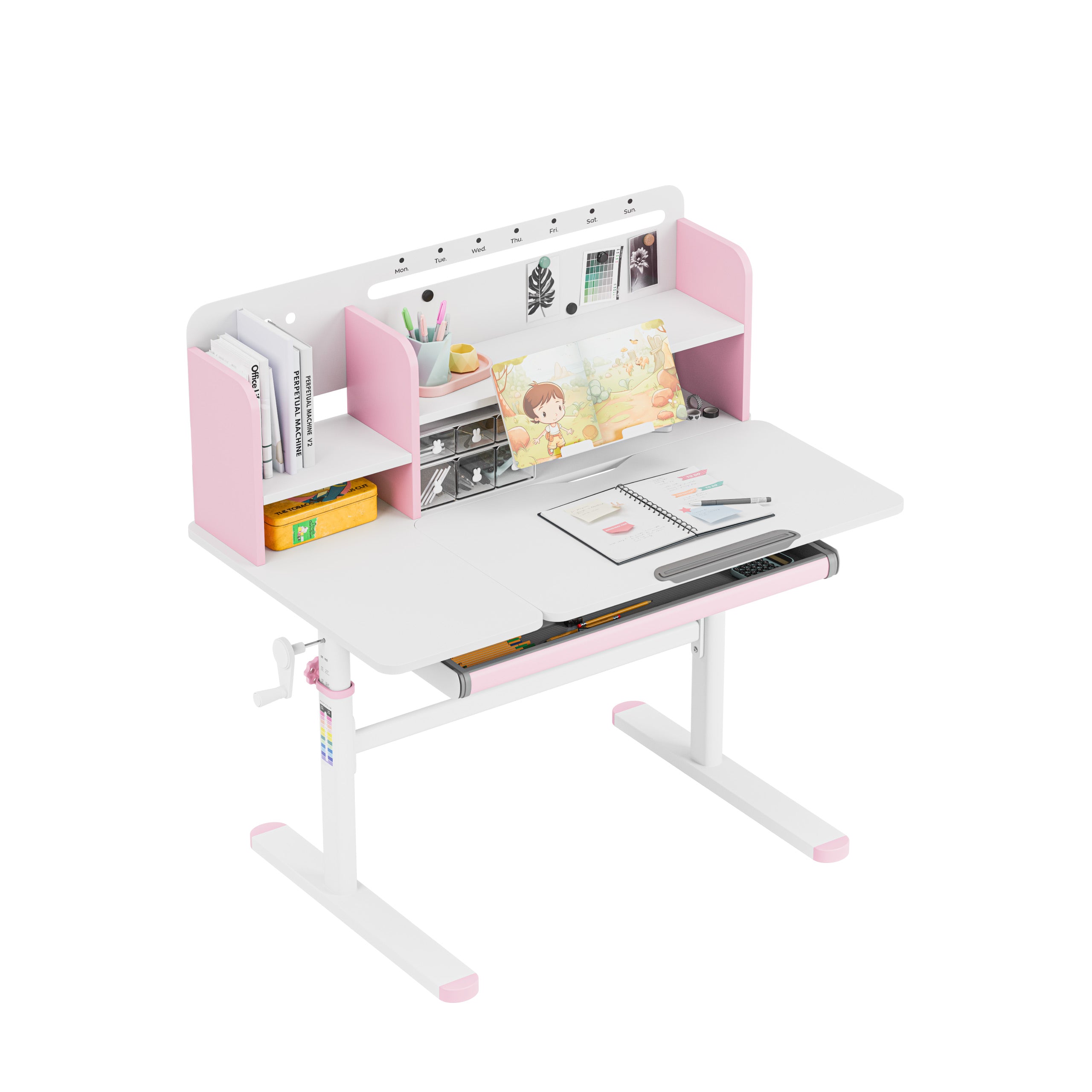 Birou pentru copii Mark Adler Study 5.7 Pink 100 cm