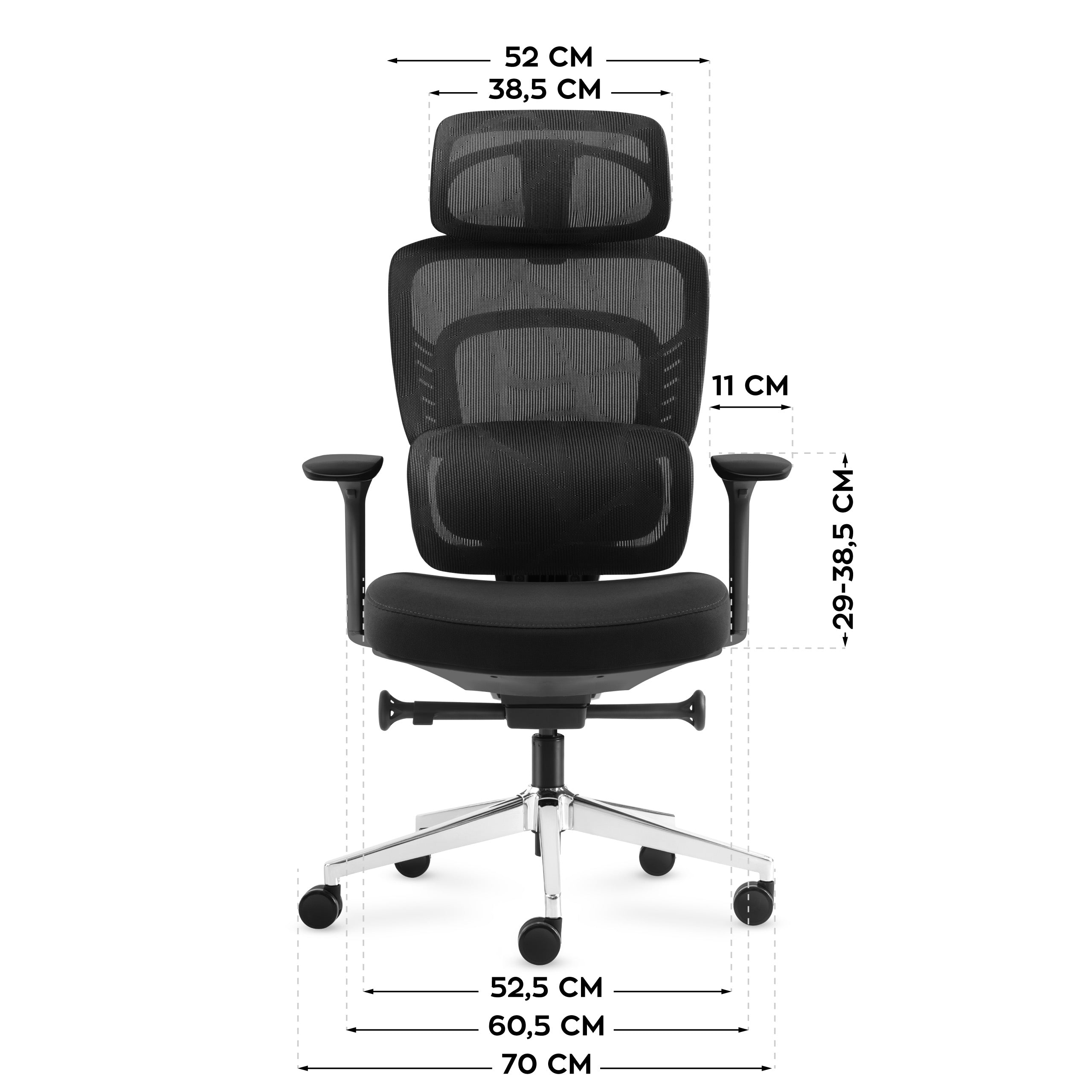 Scaun de birou cu masaj Mark Adler Visioner 6.1 Black