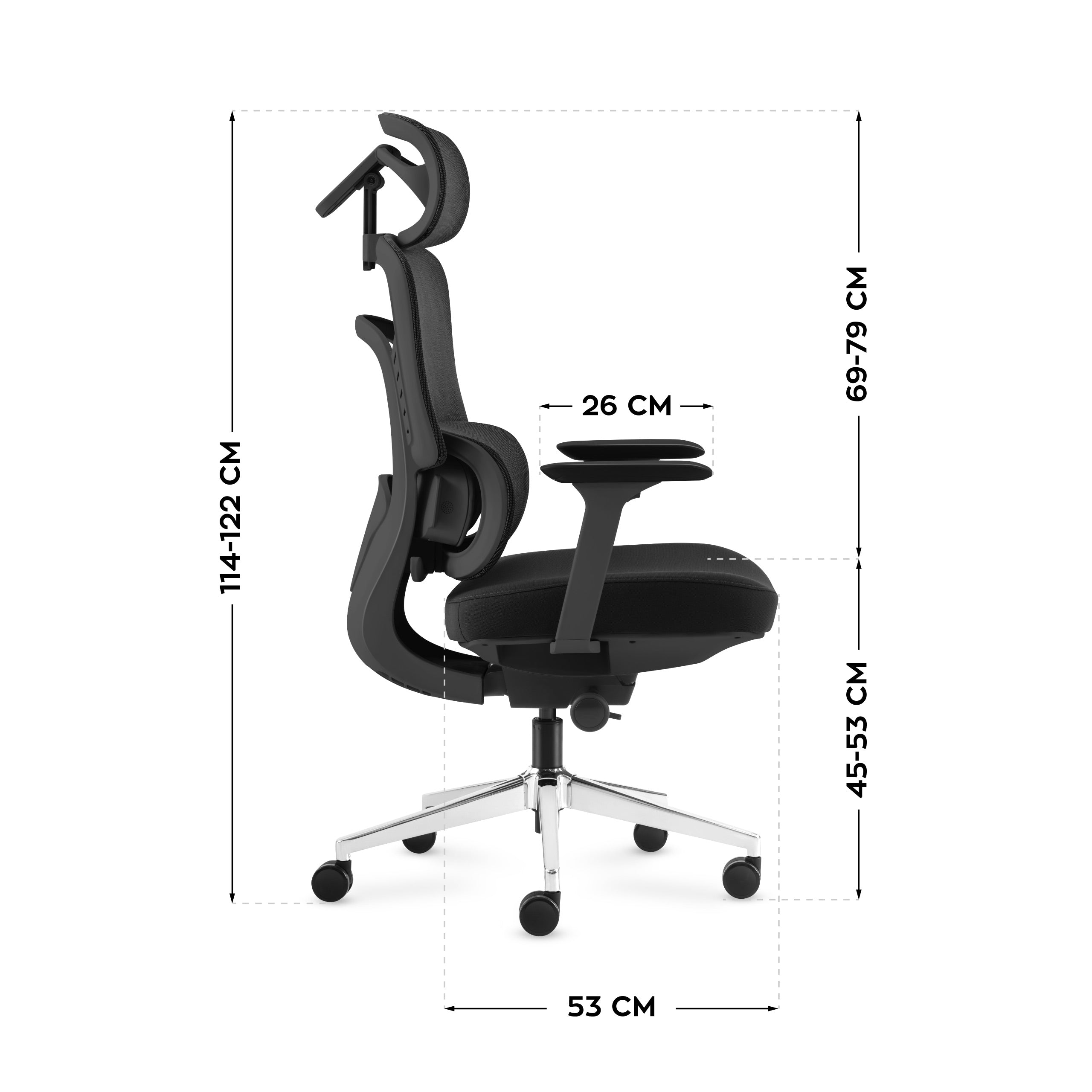 Scaun de birou cu masaj Mark Adler Visioner 6.1 Black