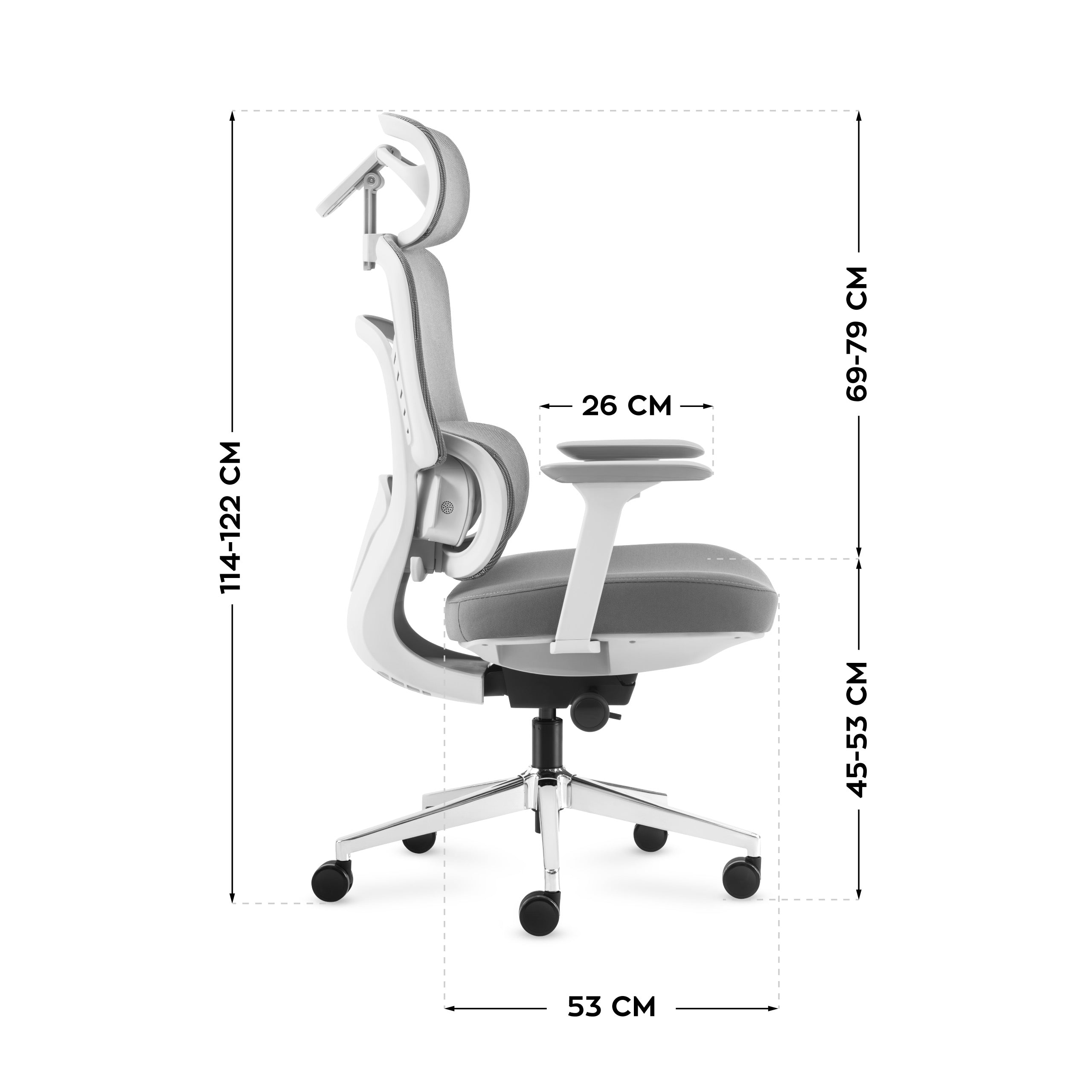 Scaun de birou cu masaj Mark Adler Visioner 6.1 Grey