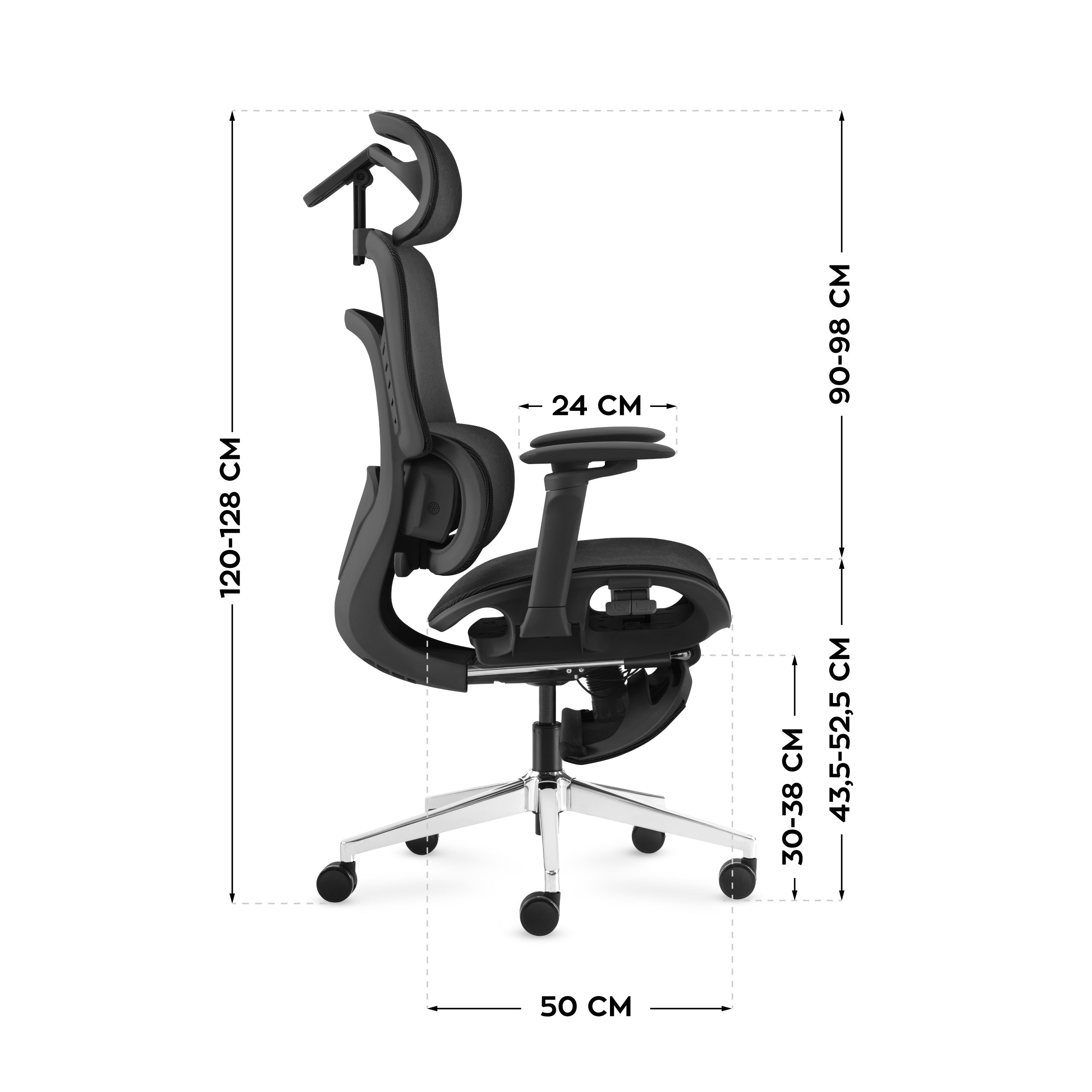 Scaun de birou cu masaj Mark Adler Visioner 8.3 Black