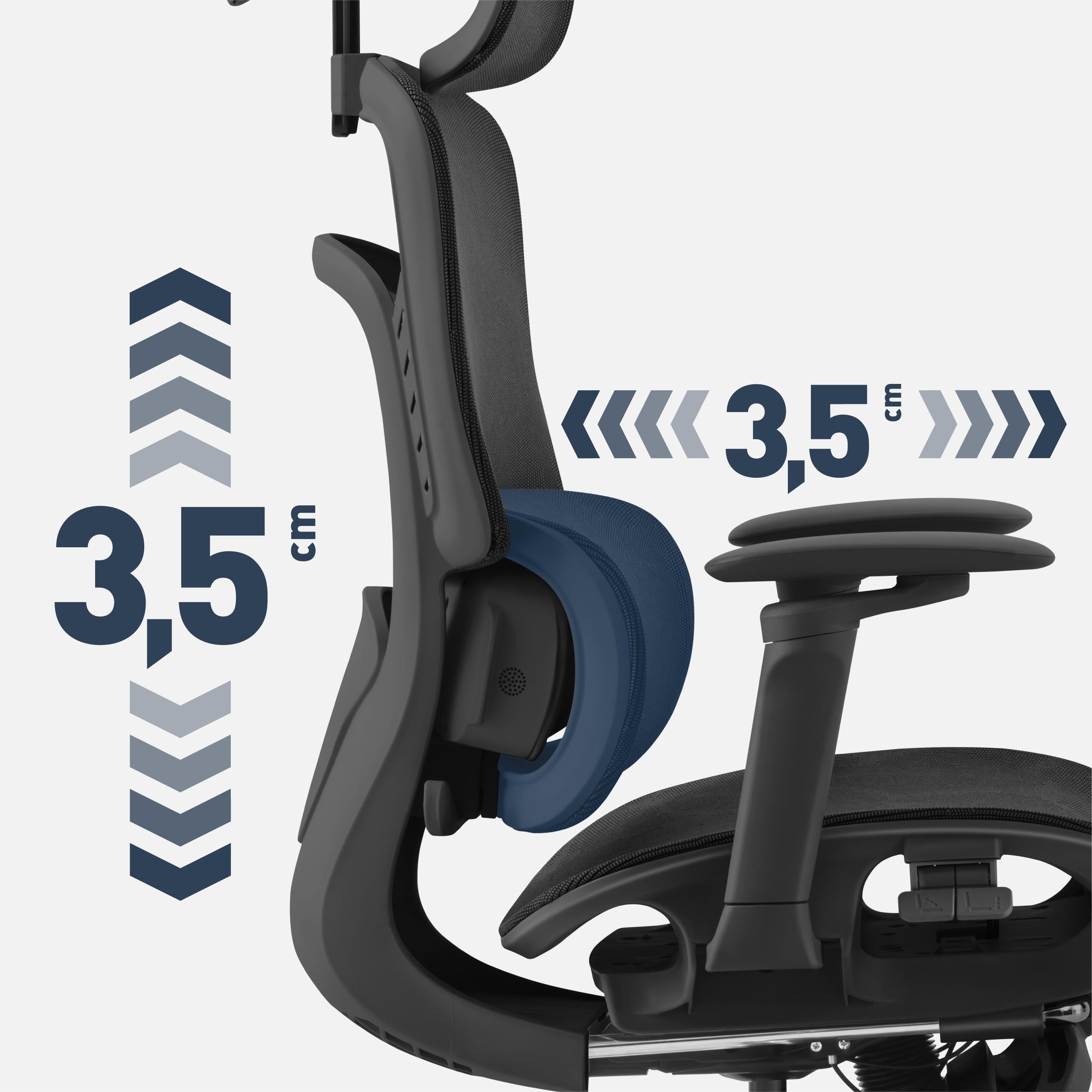 Scaun de birou cu masaj Mark Adler Visioner 8.3 Black